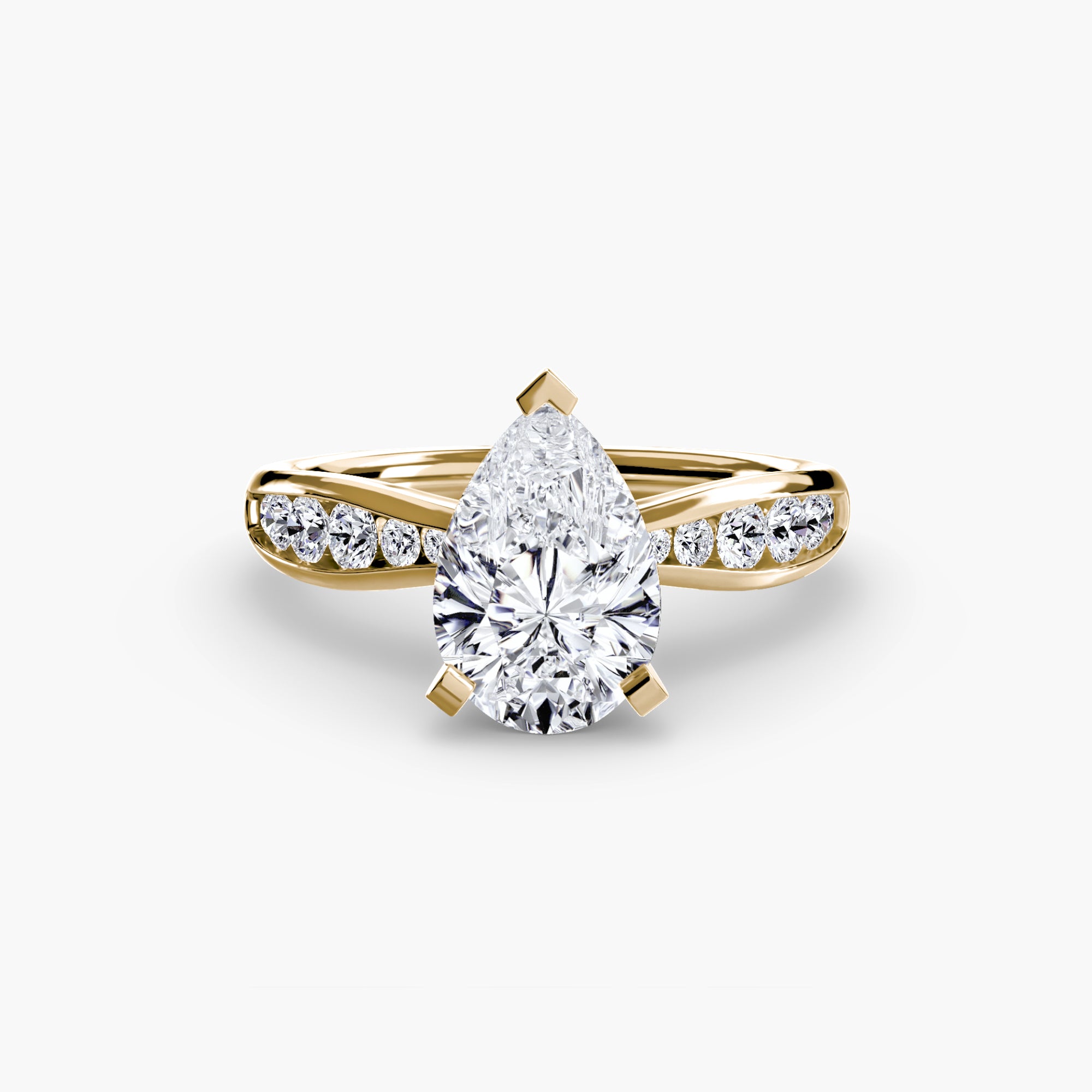 Pavé Solitaire