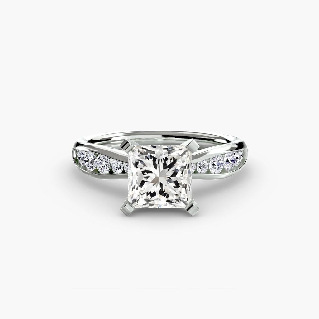 Pavé Solitaire