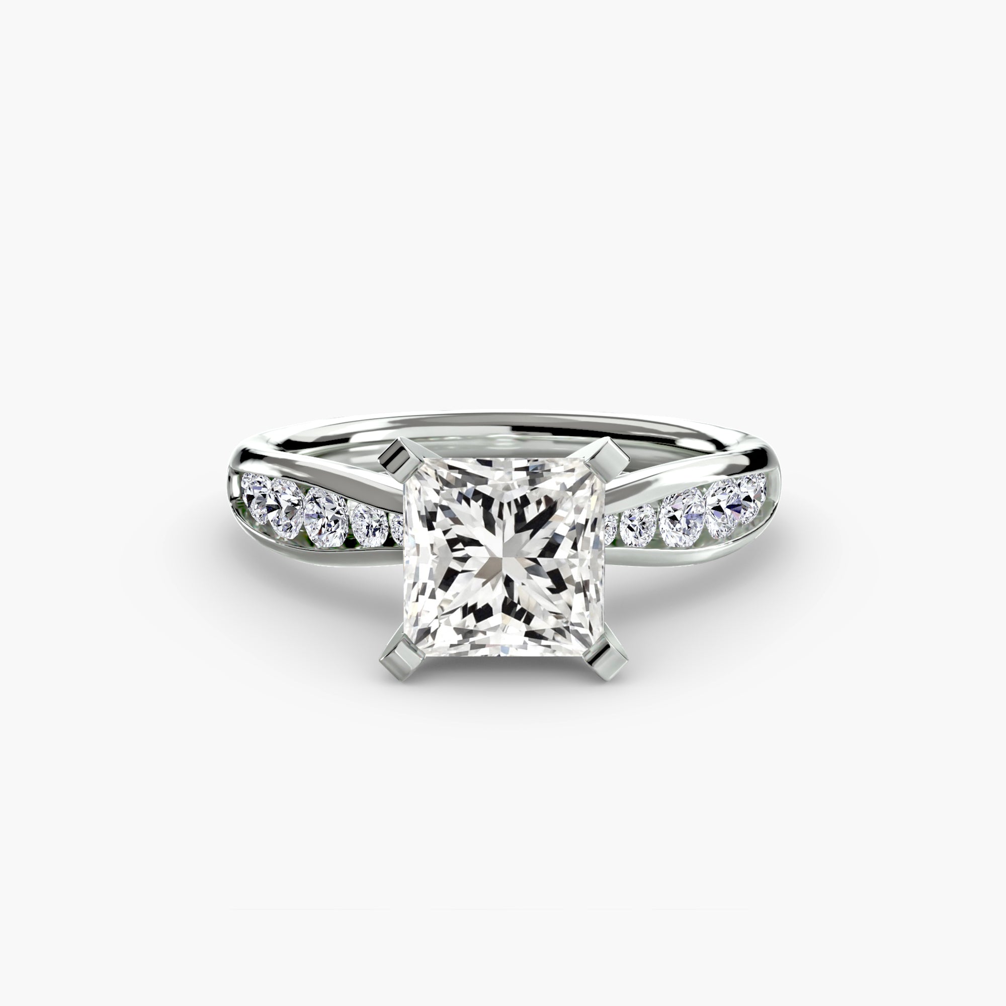 Pavé Solitaire