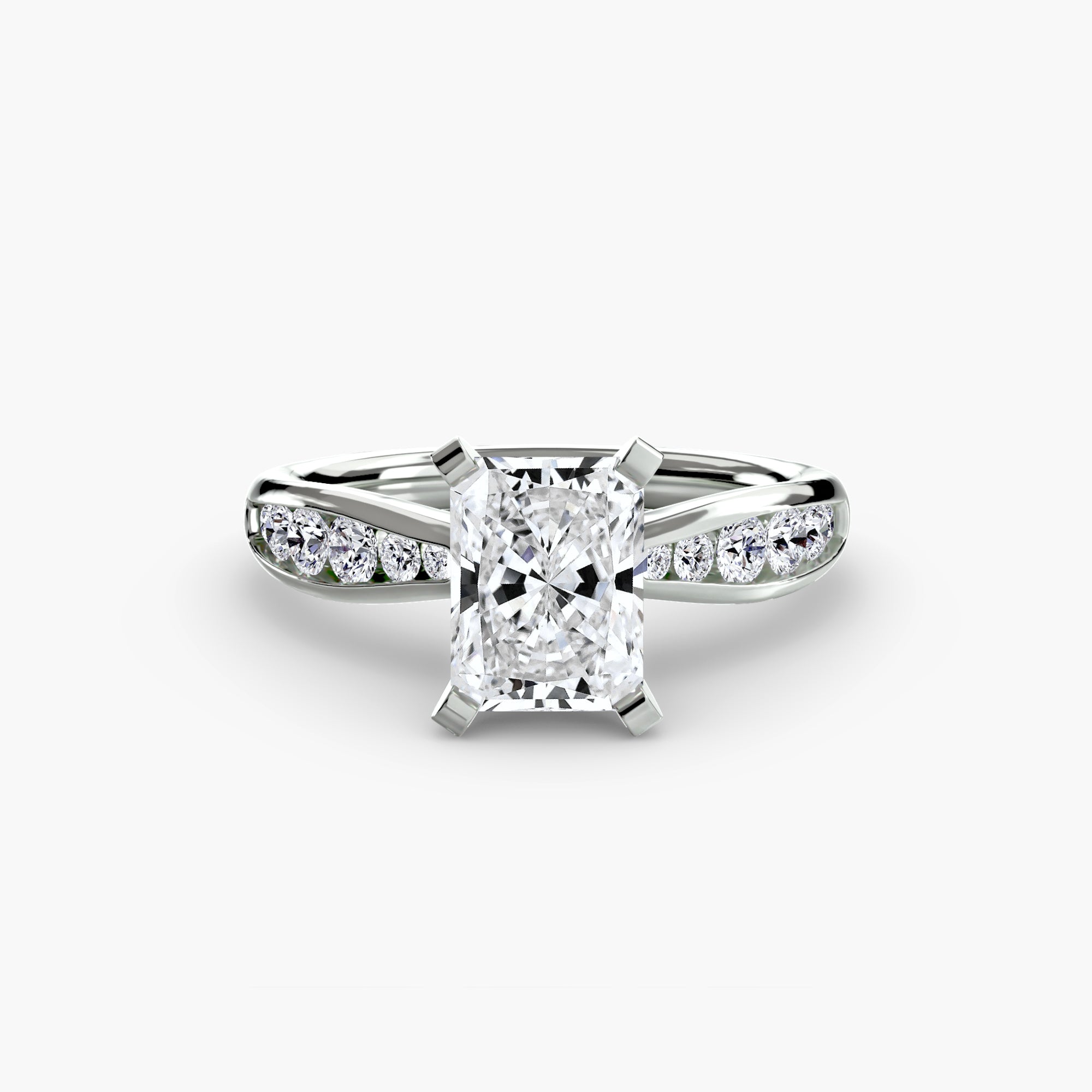 Pavé Solitaire