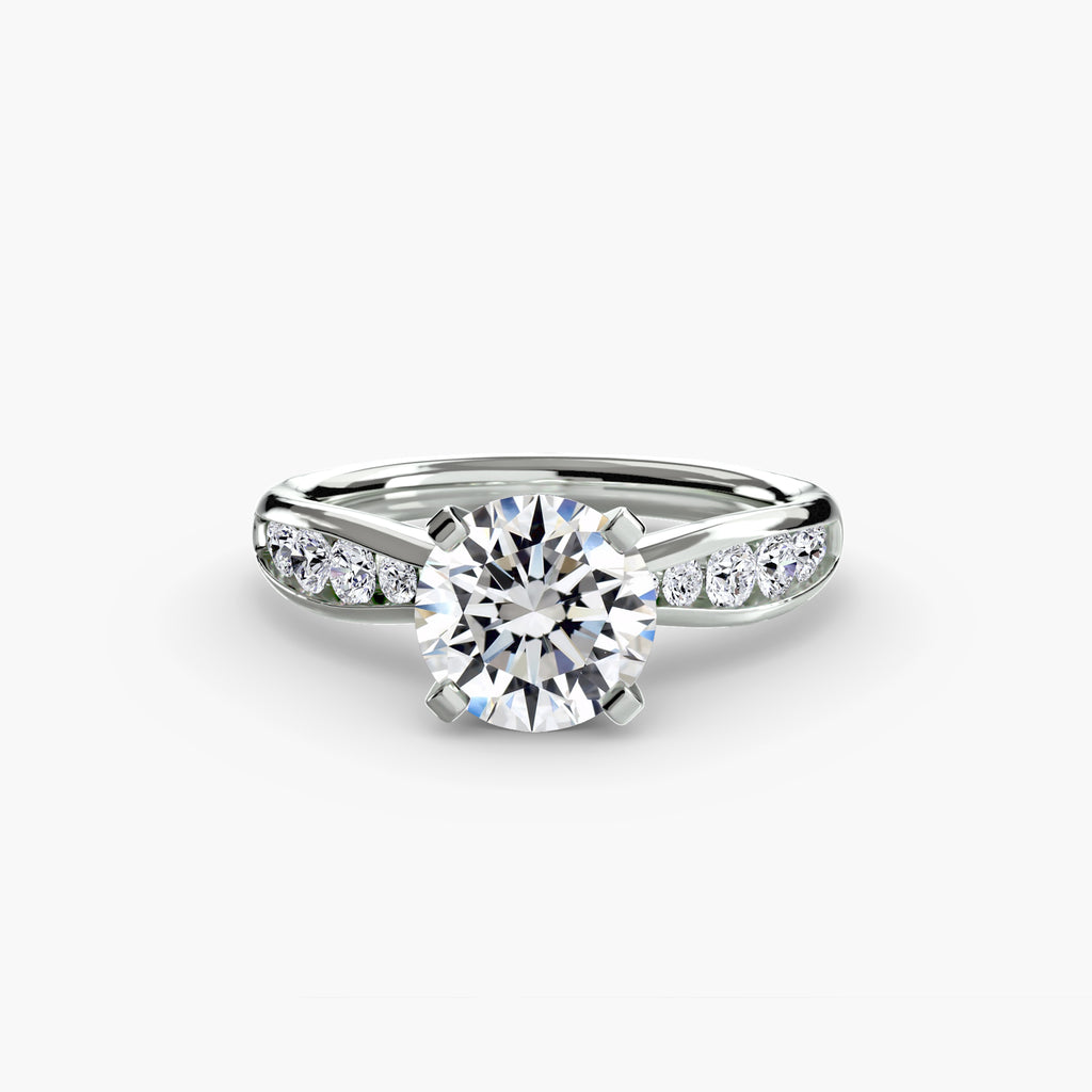 Pavé Solitaire