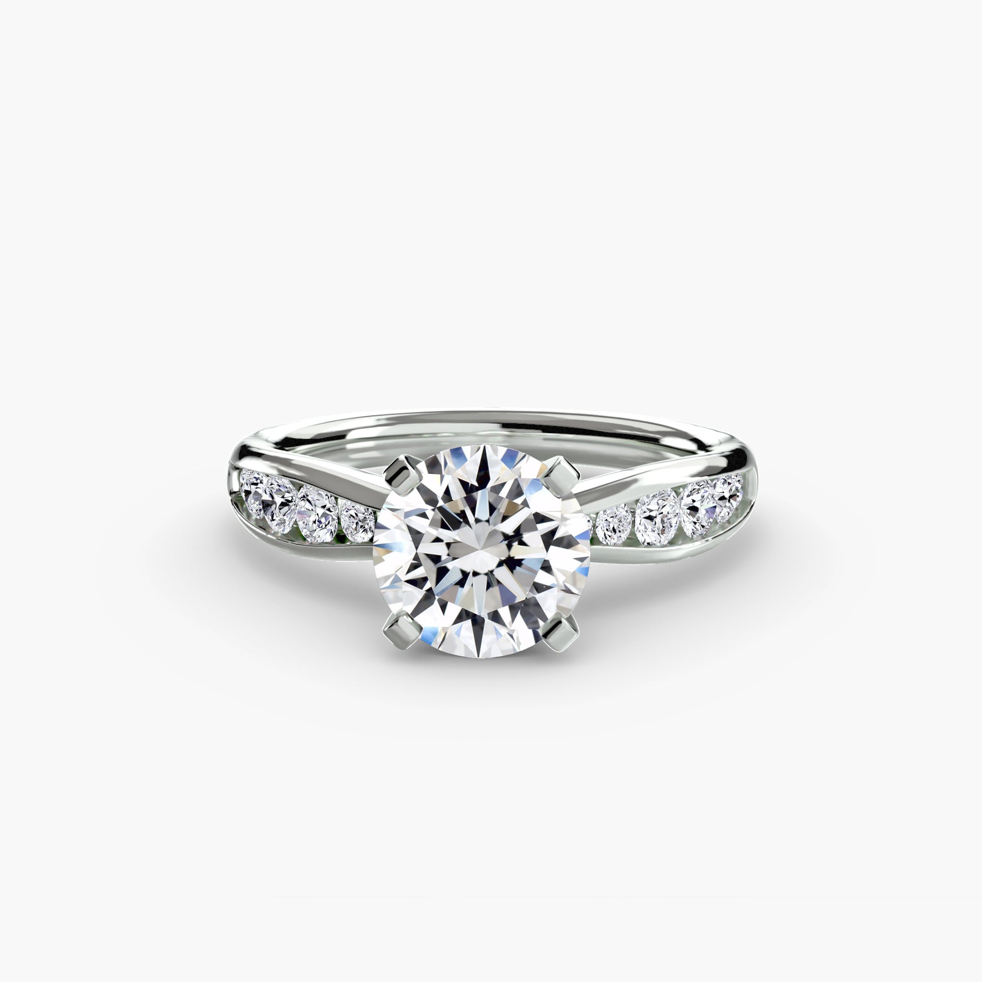 Pavé Solitaire