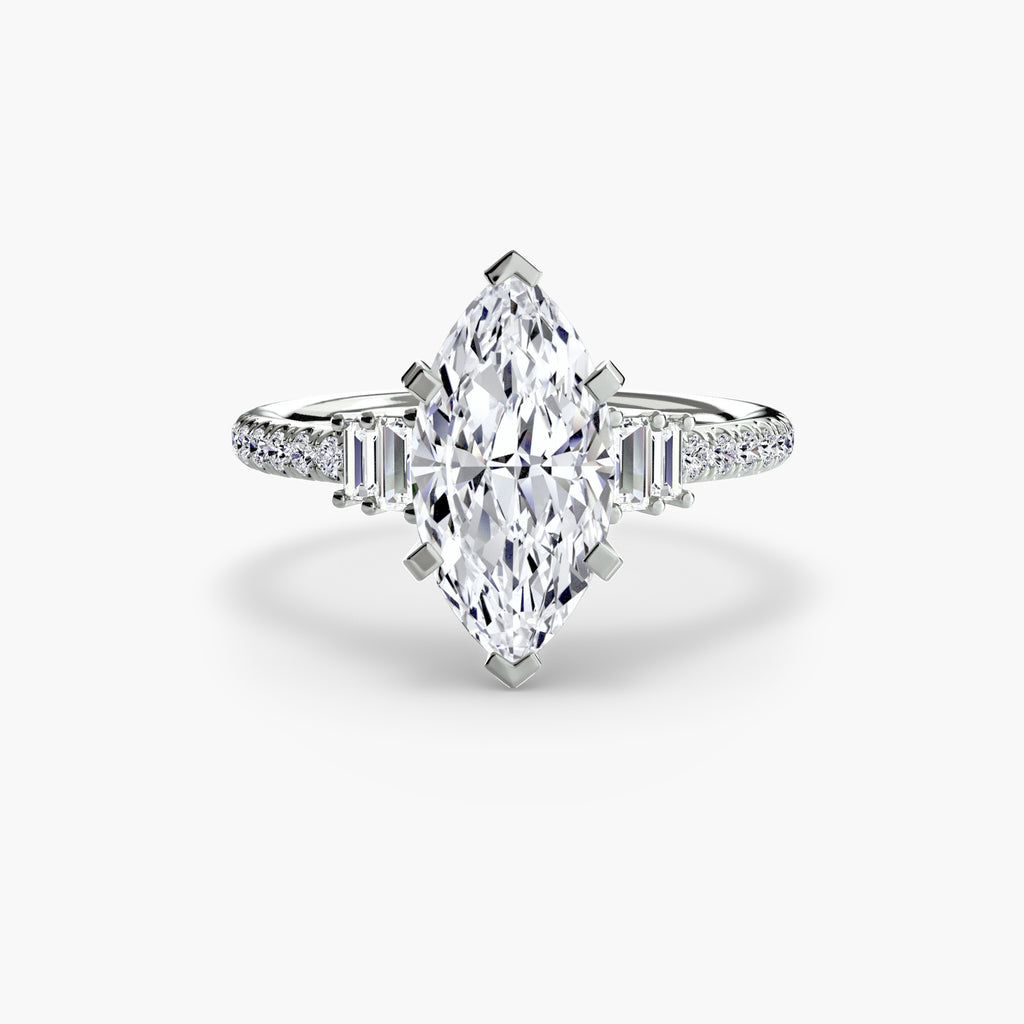 Pavé Solitaire