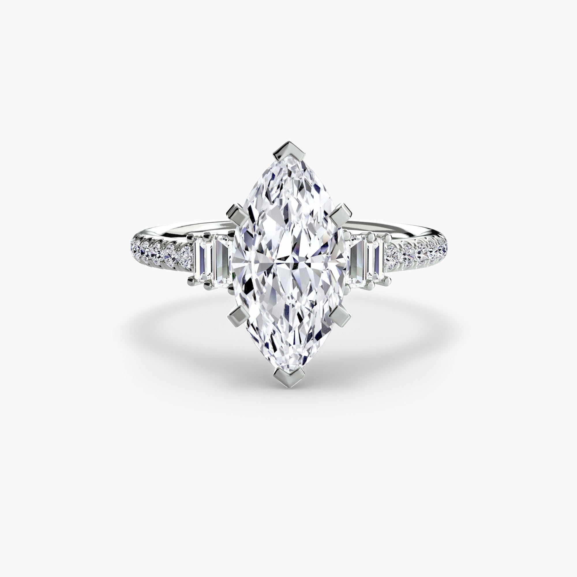 Pavé Solitaire