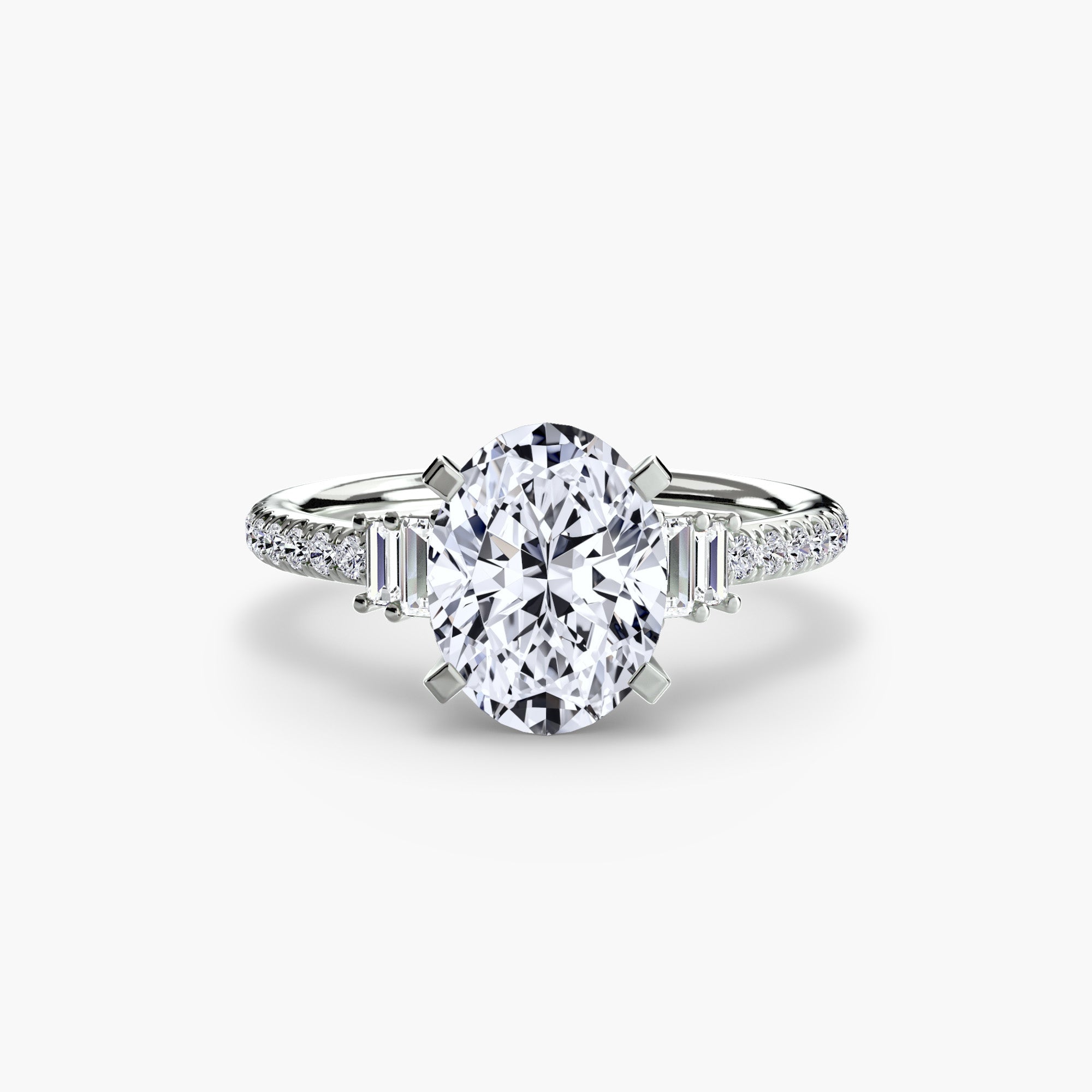 Pavé Solitaire
