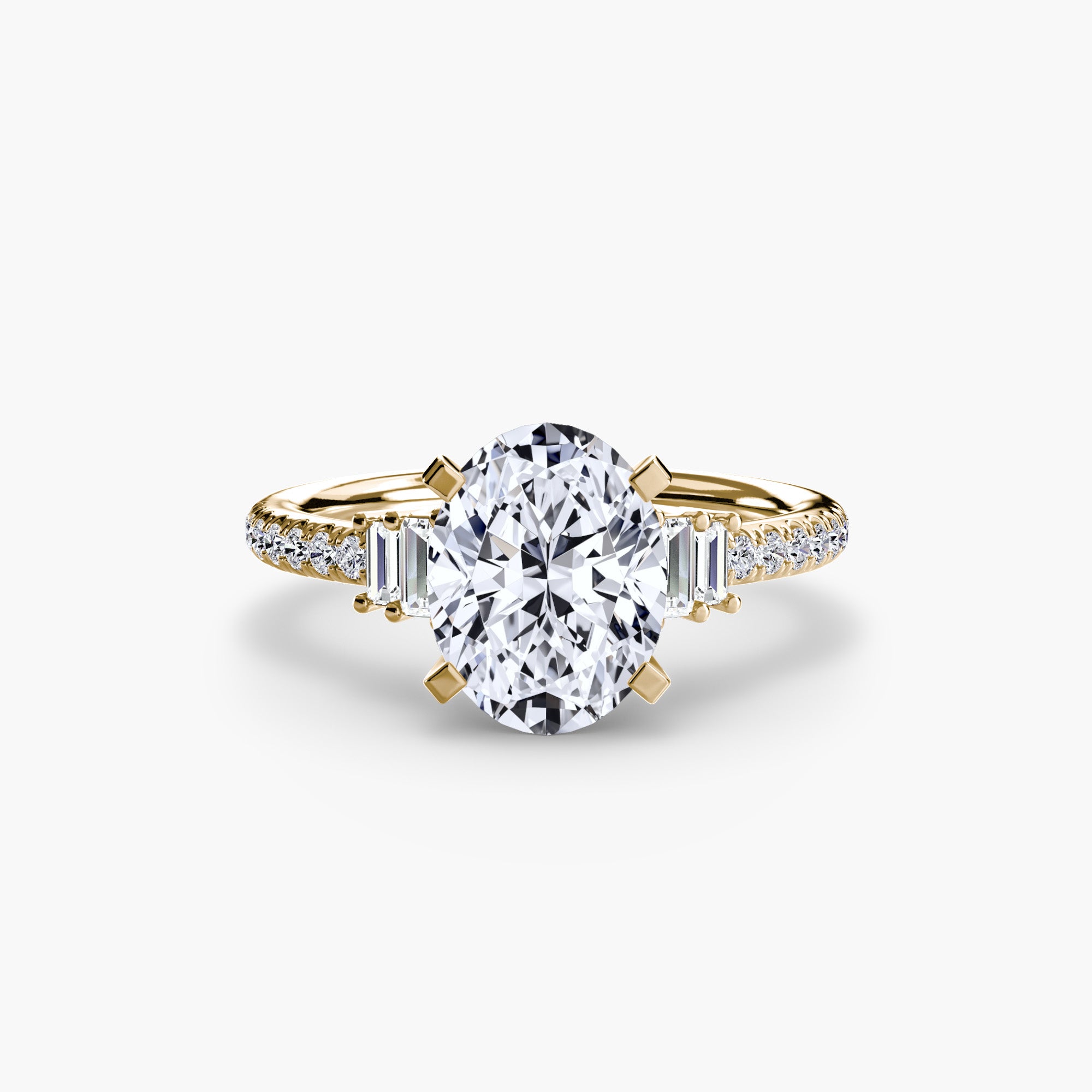 Pavé Solitaire