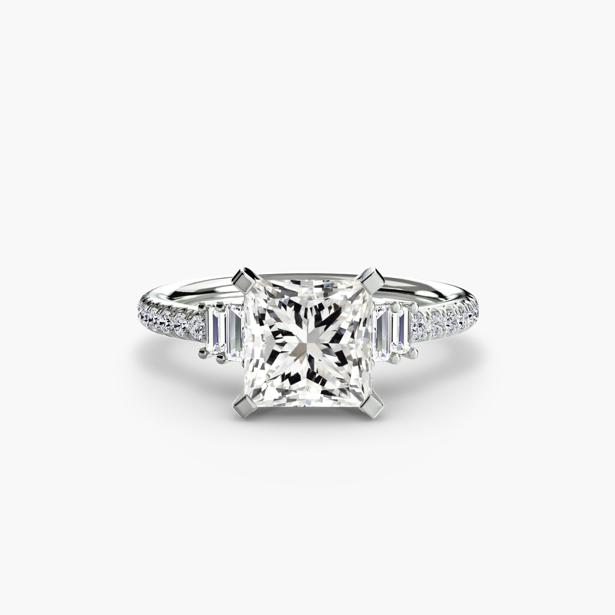 Pavé Solitaire