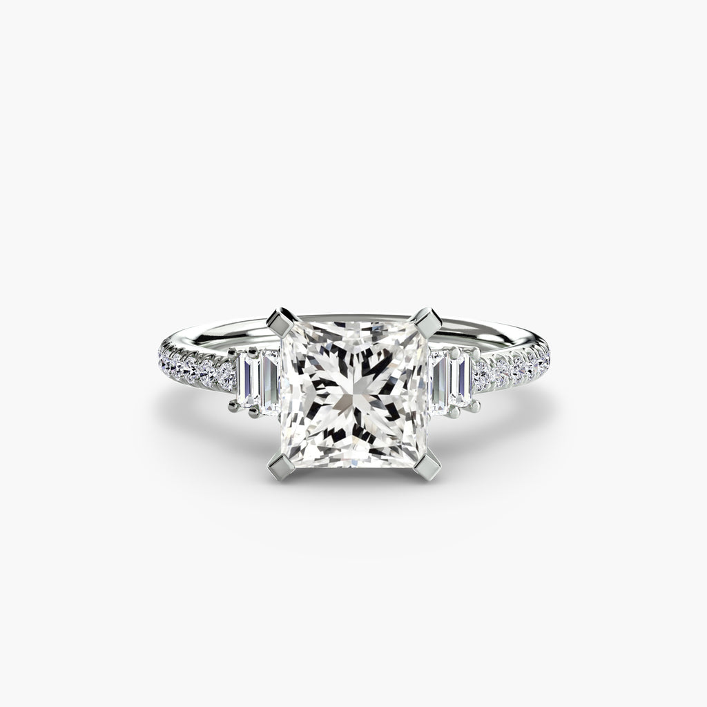 Pavé Solitaire