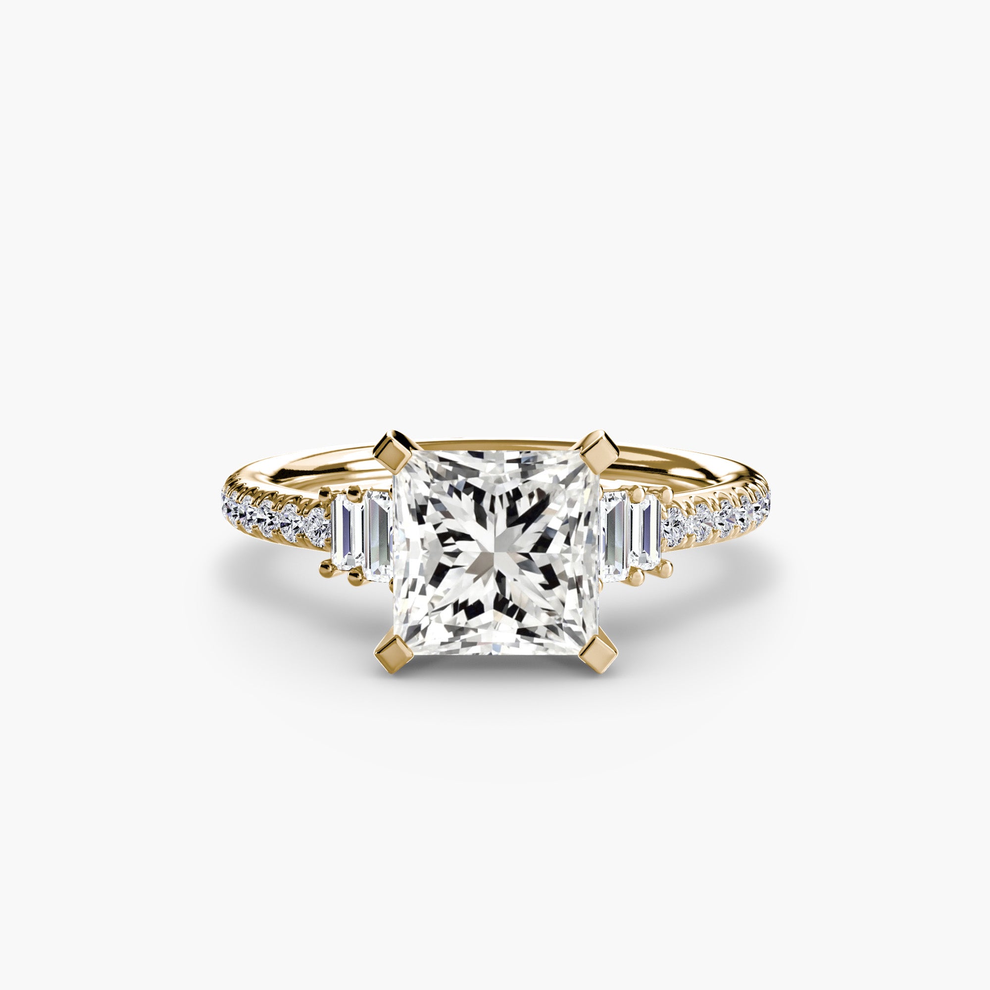 Pavé Solitaire