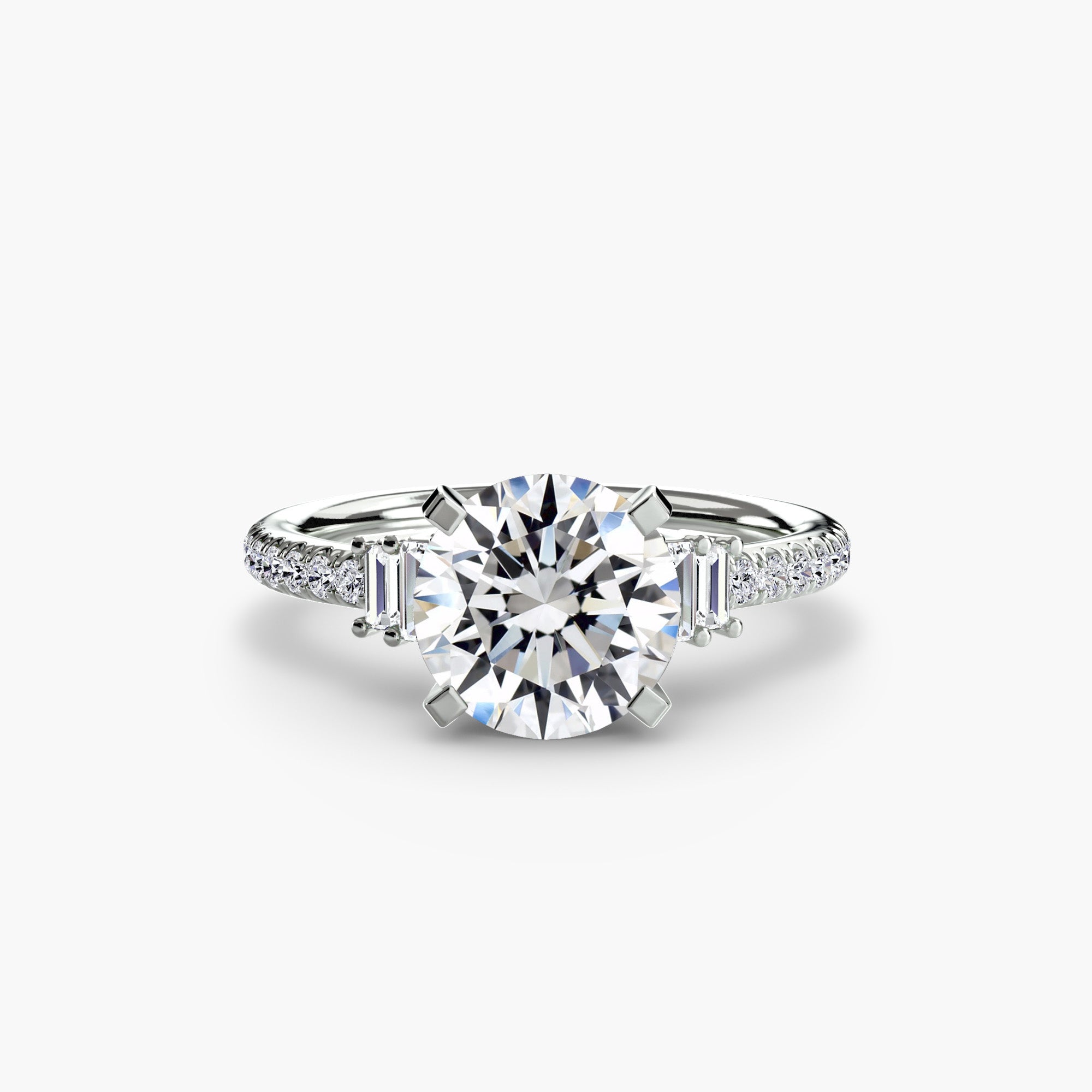 Pavé Solitaire