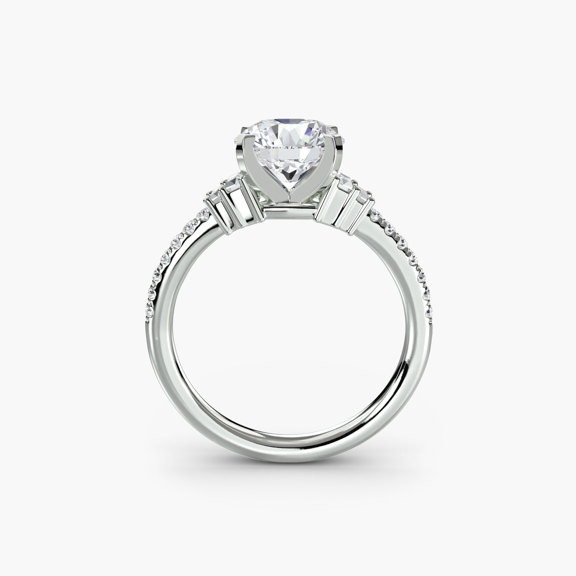 Pavé Solitaire