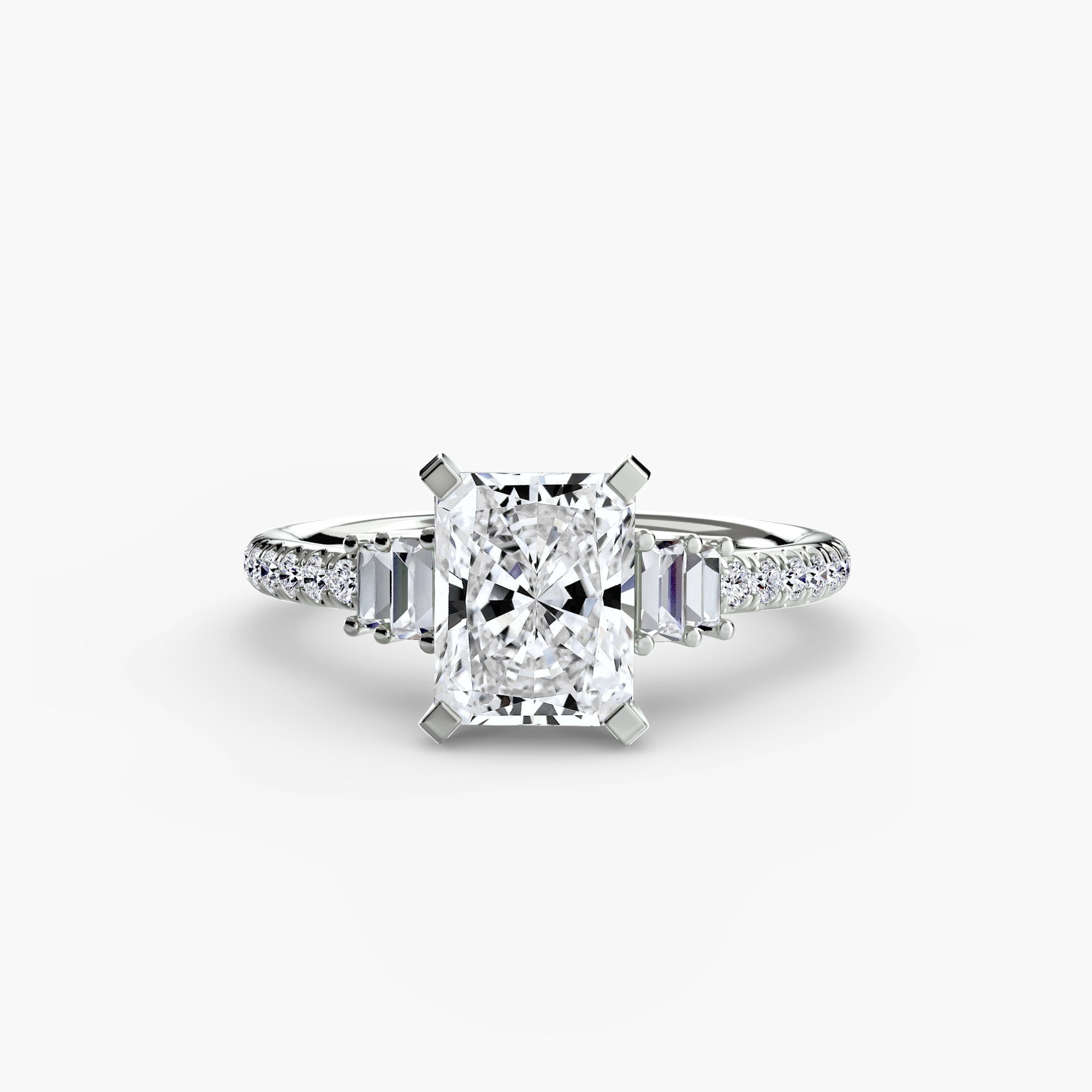 Pavé Solitaire