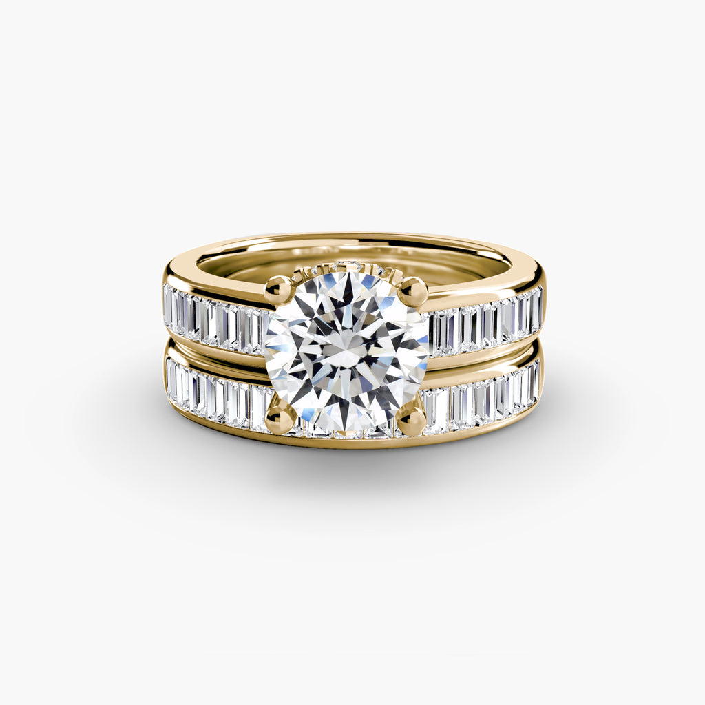 Baguette Channel Solitaire