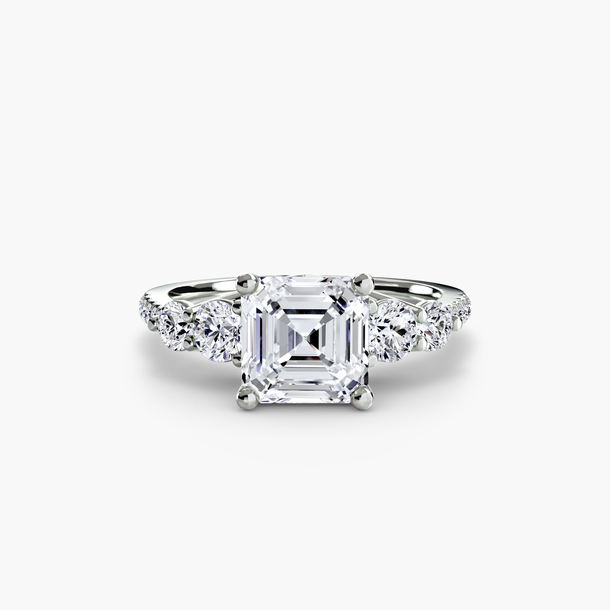 Five Stone Pavé Band