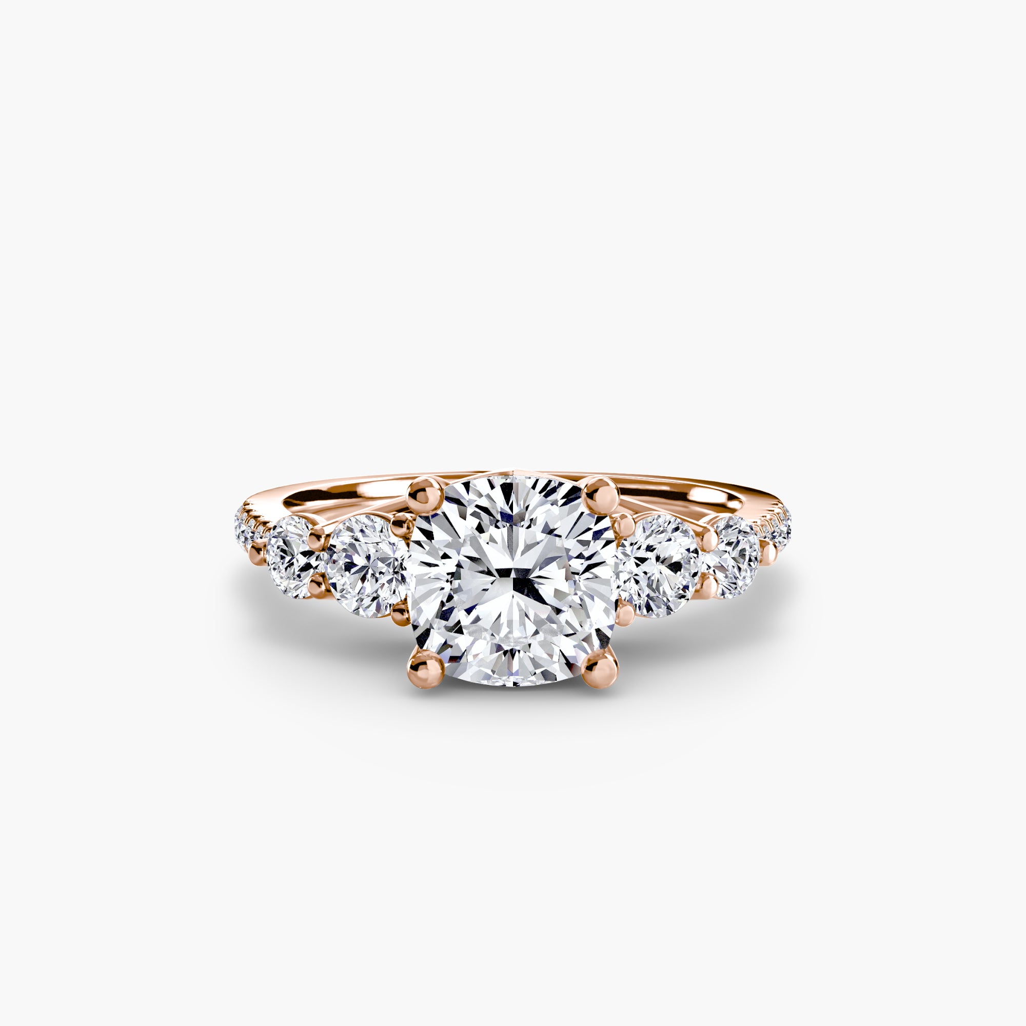 Five Stone Pavé Band