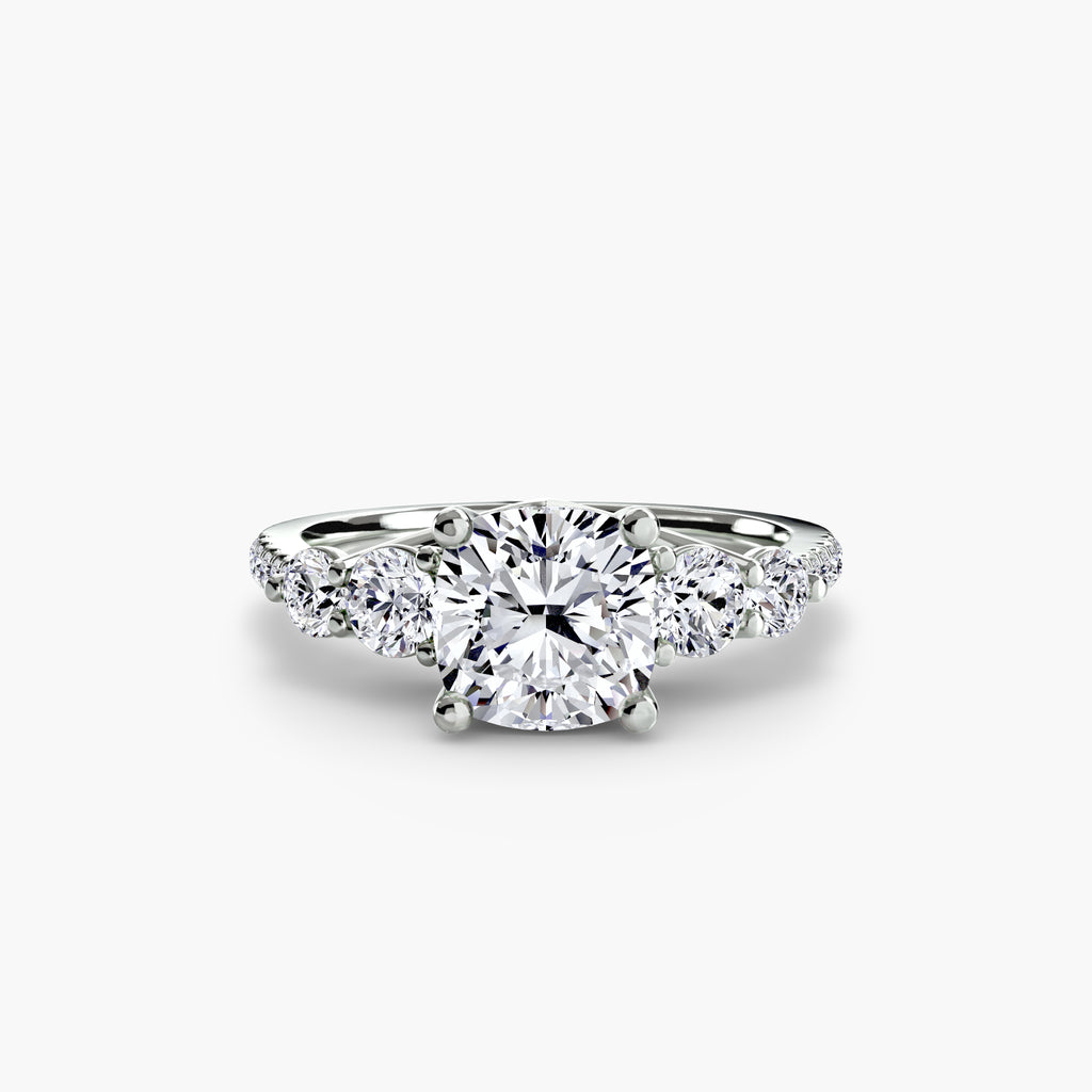 Five Stone Pavé Band