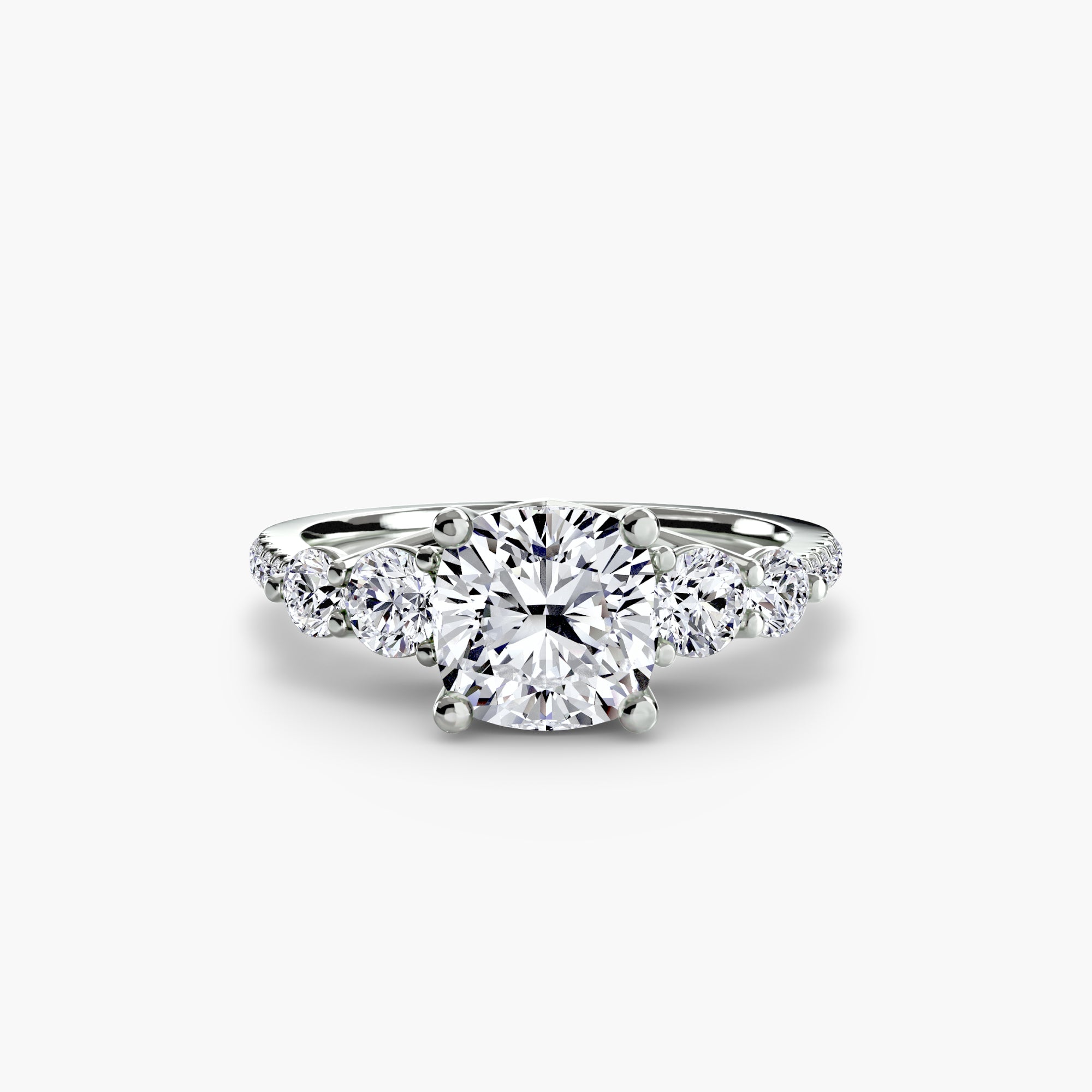 Five Stone Pavé Band