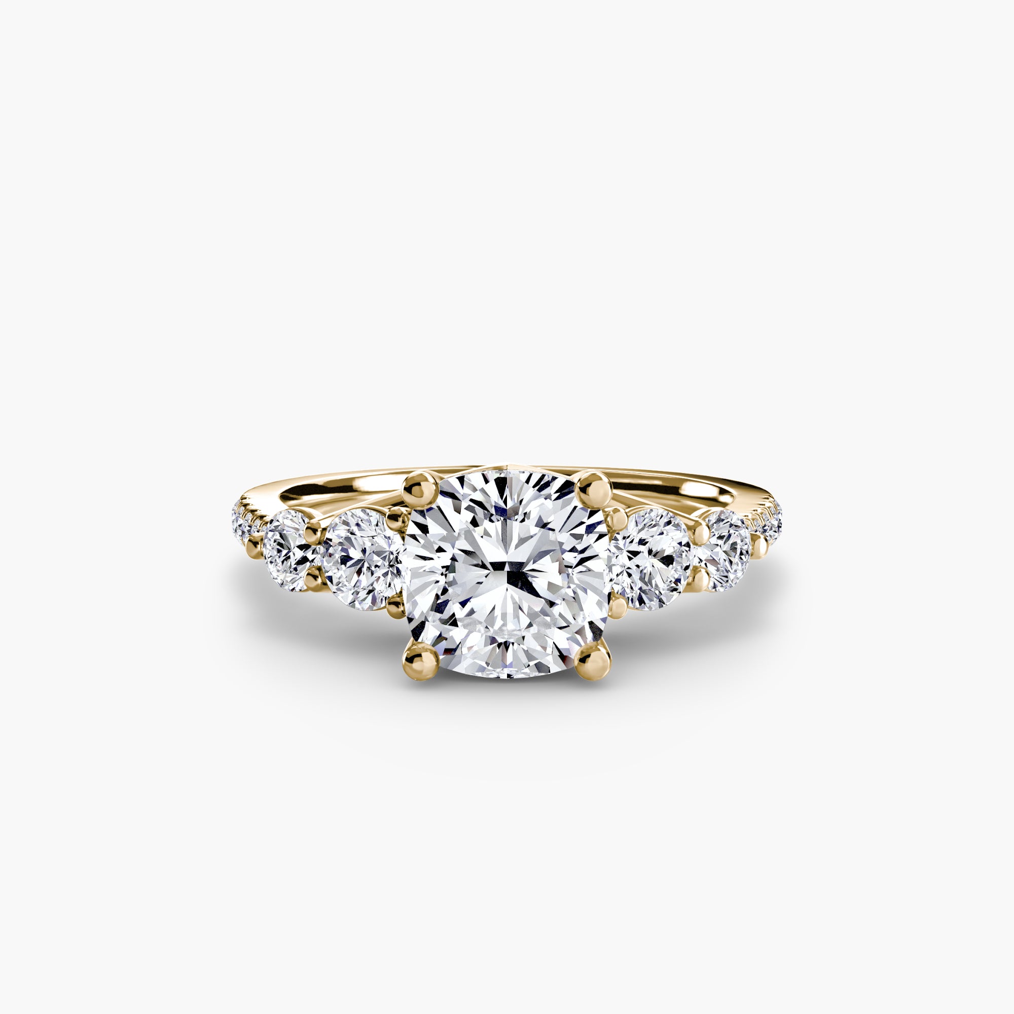 Five Stone Pavé Band