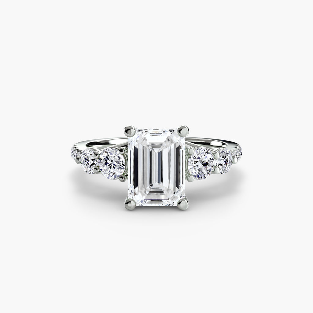 Five Stone Pavé Band
