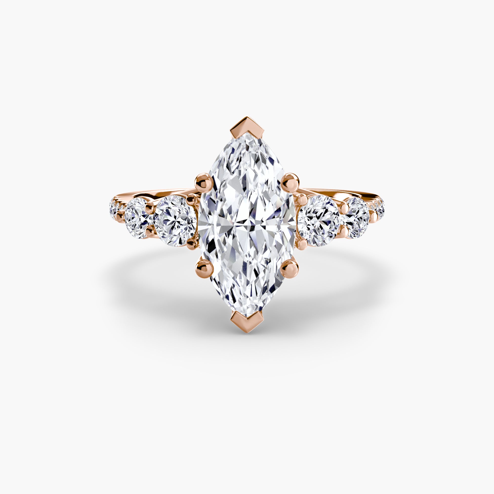 Five Stone Pavé Band