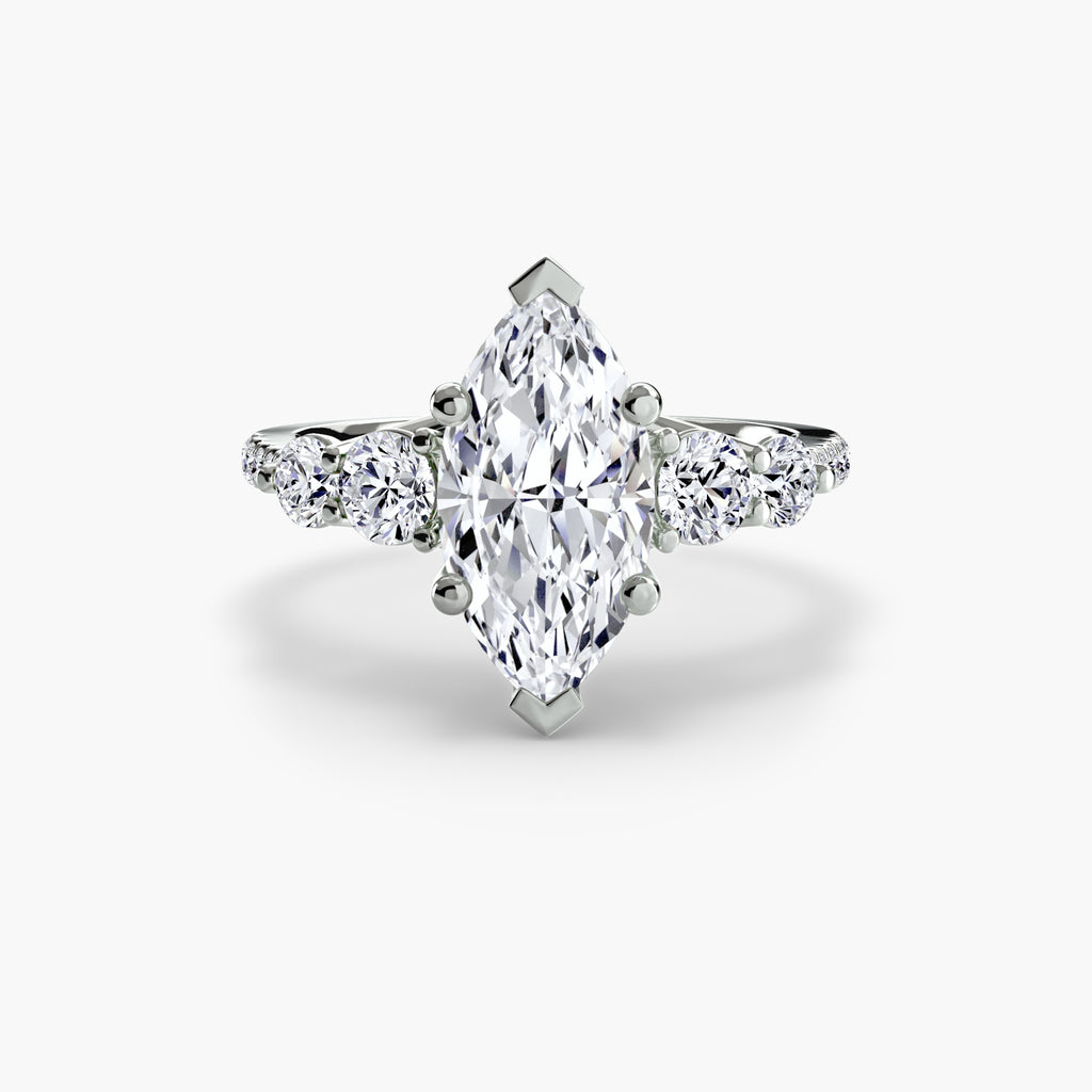 Five Stone Pavé Band