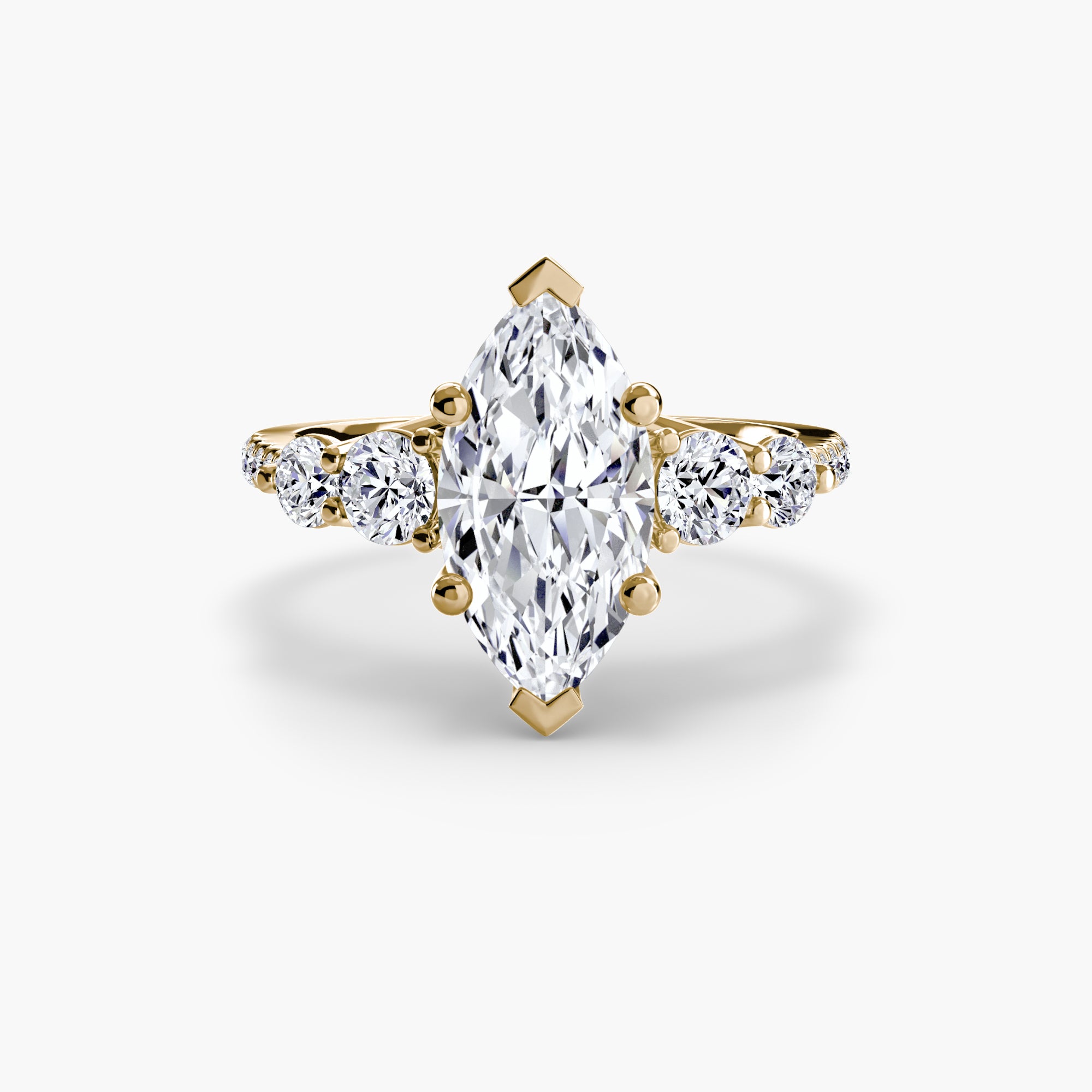 Five Stone Pavé Band