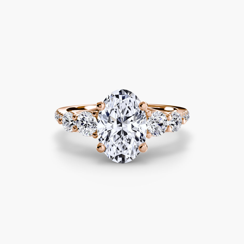 Five Stone Pavé Band