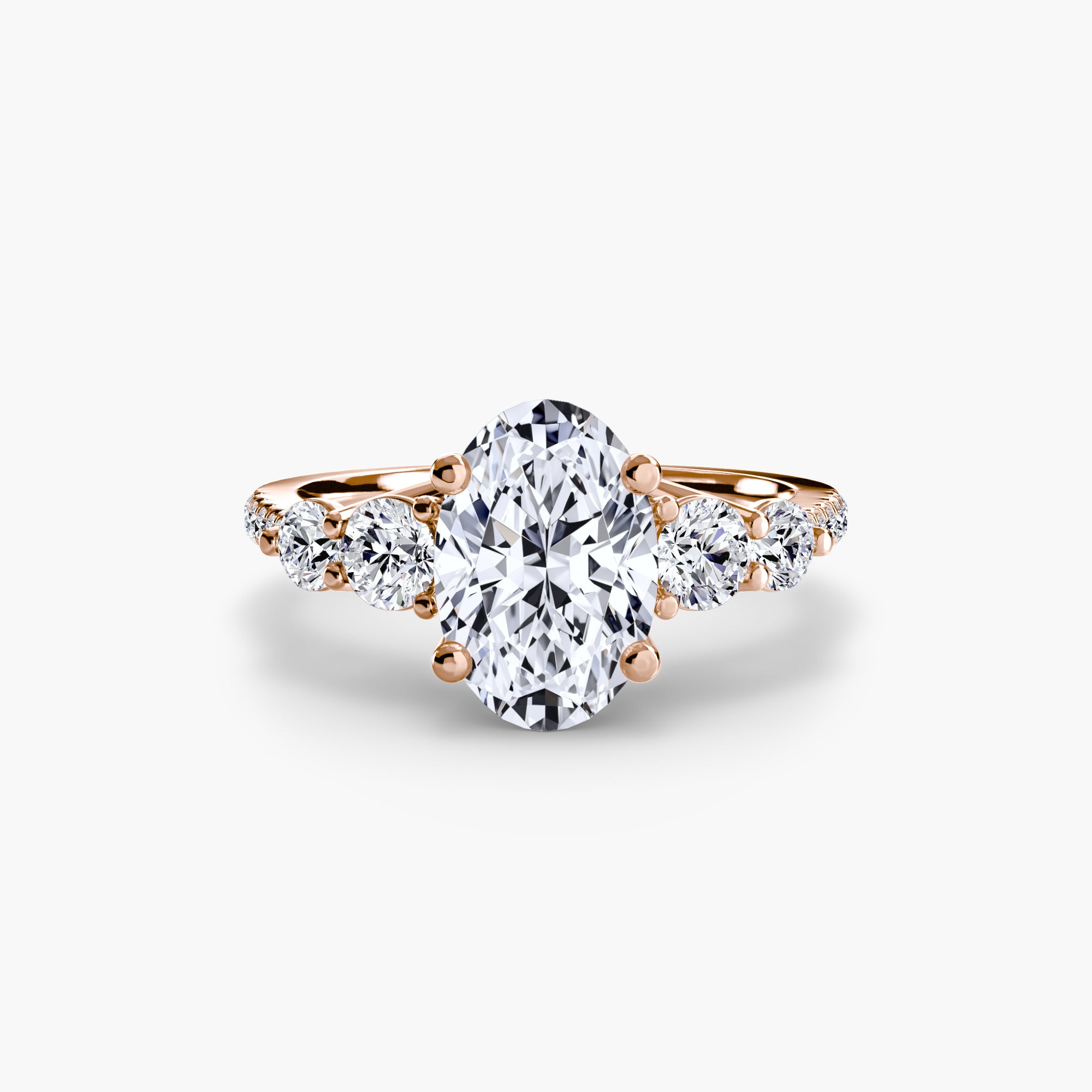 Five Stone Pavé Band