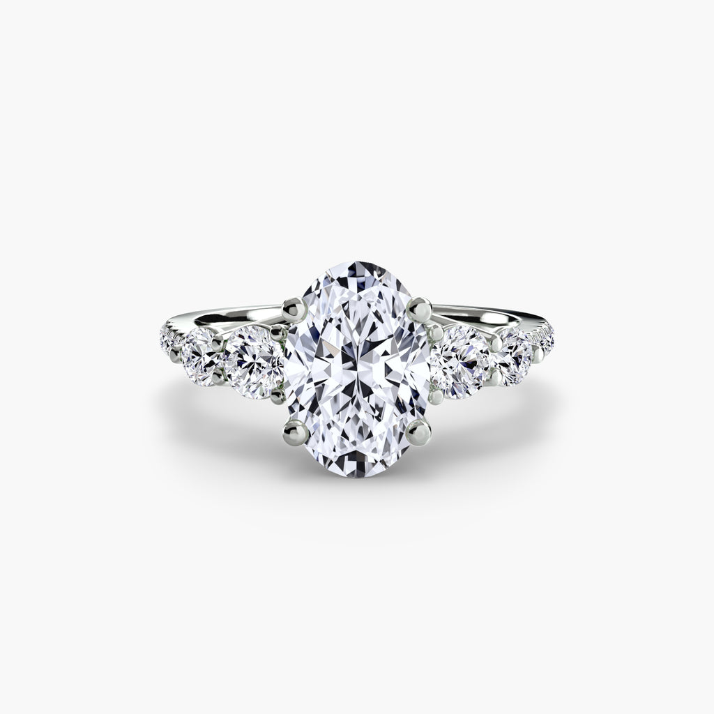 Five Stone Pavé Band