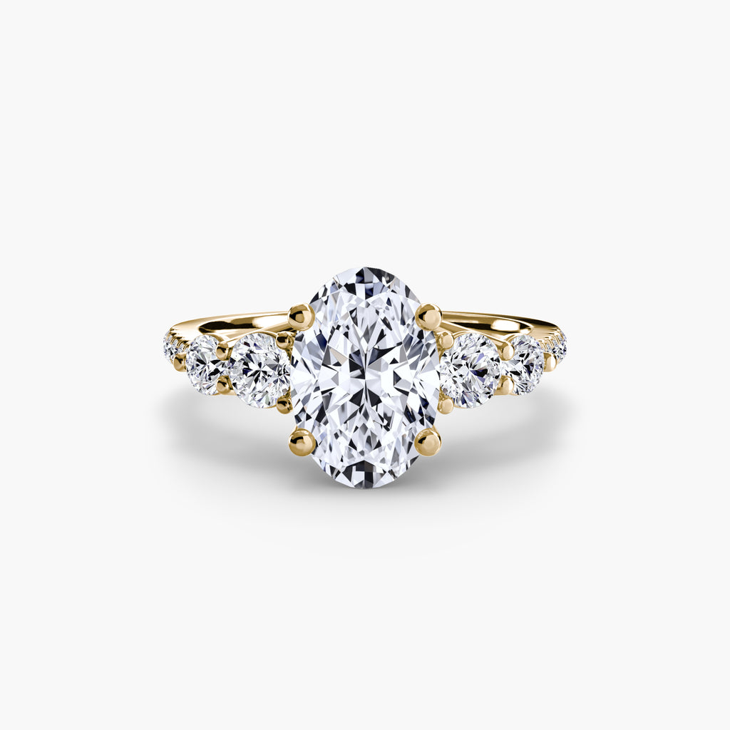 Five Stone Pavé Band
