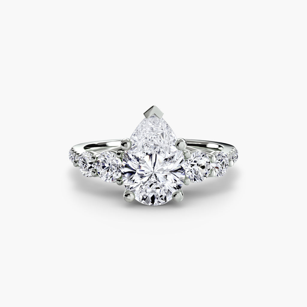 Five Stone Pavé Band