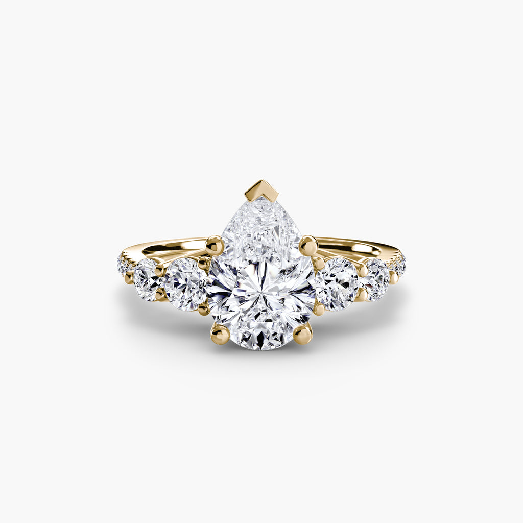 Five Stone Pavé Band