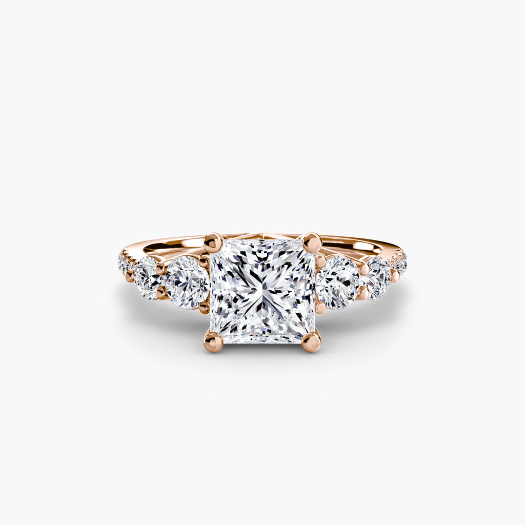 Five Stone Pavé Band