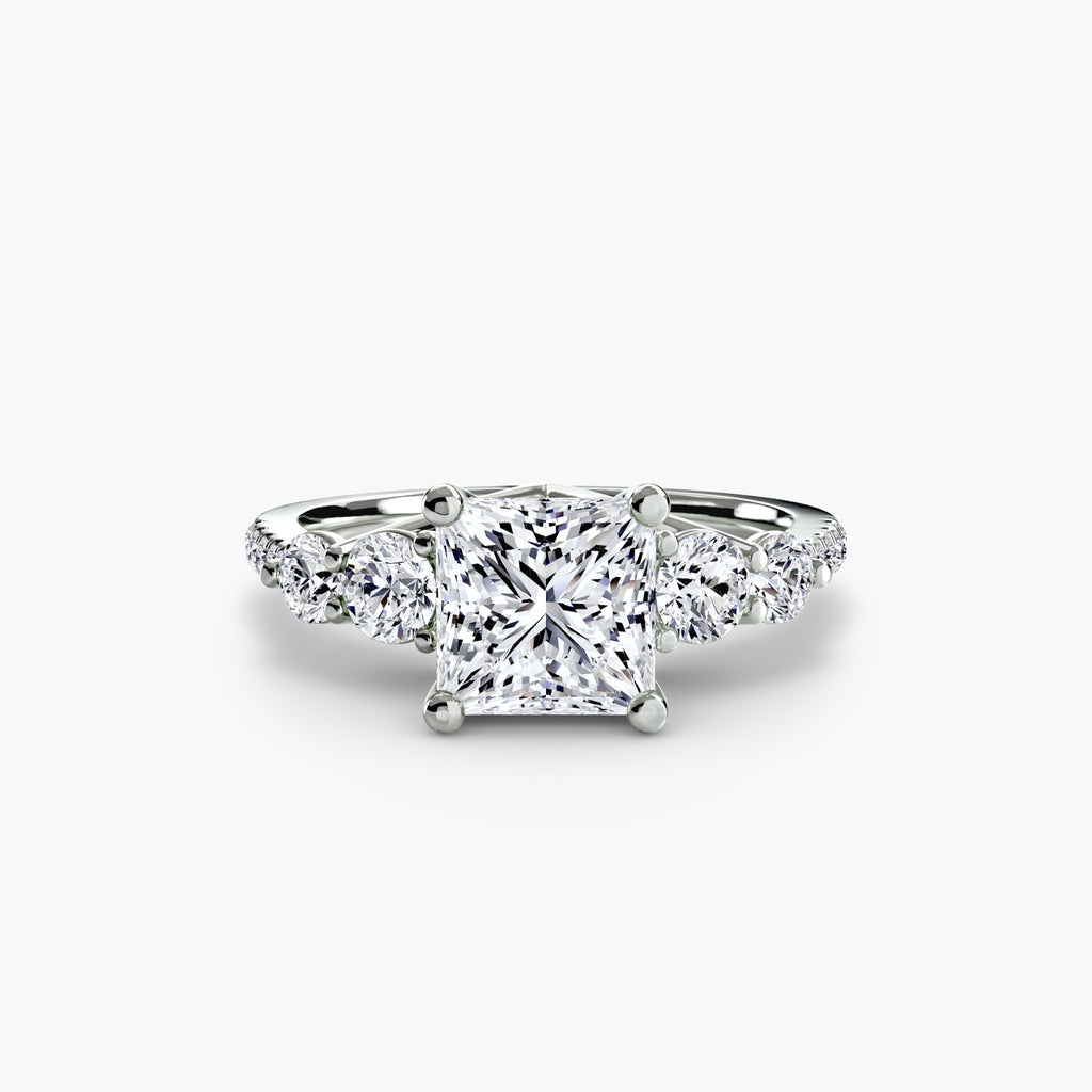 Five Stone Pavé Band