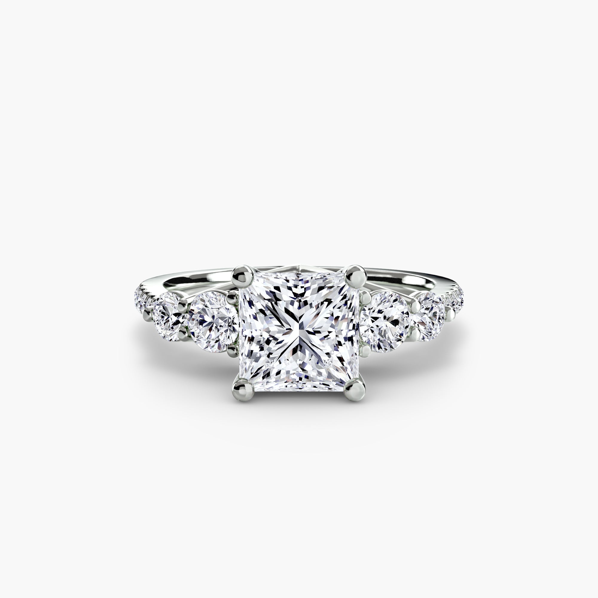 Five Stone Pavé Band