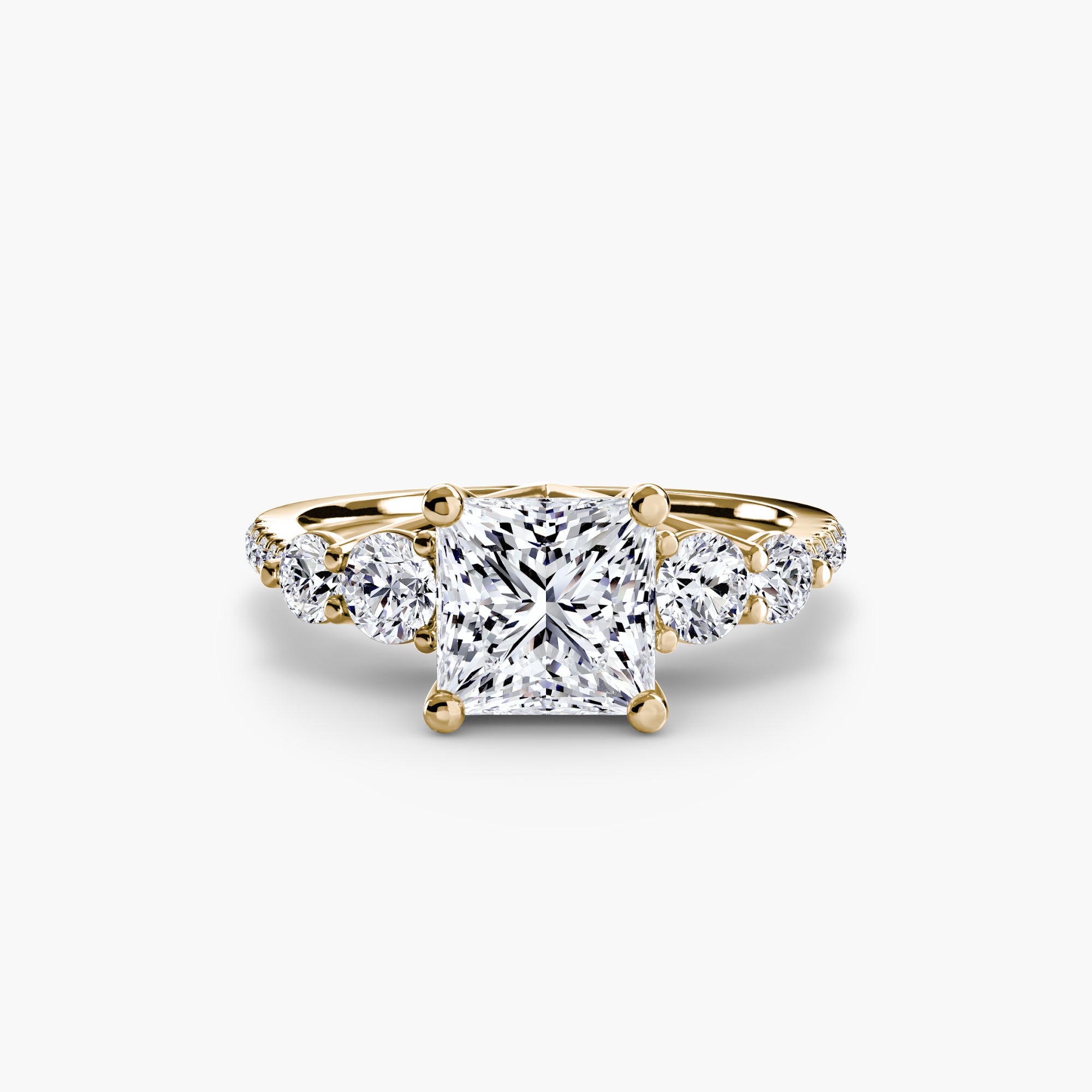 Five Stone Pavé Band