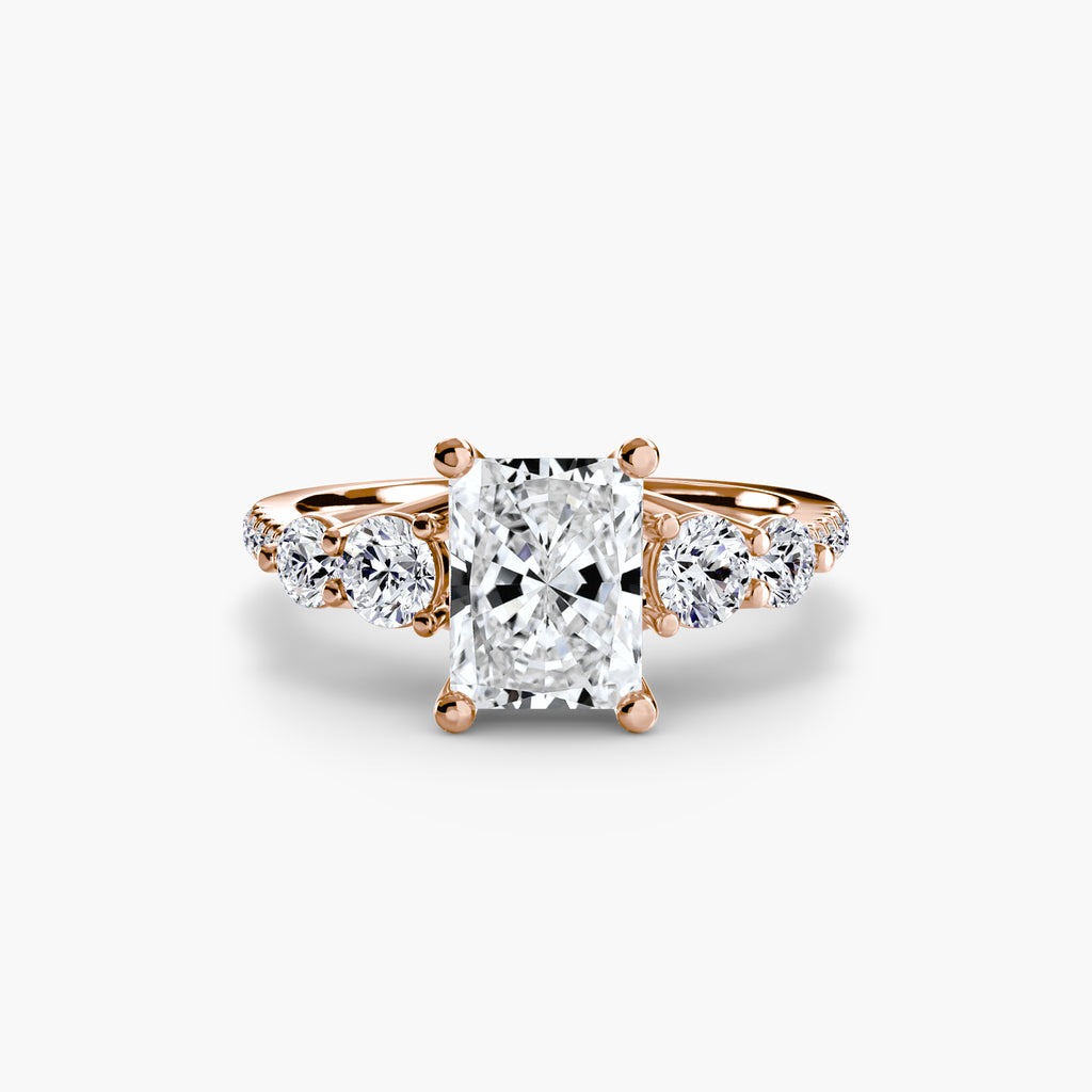 Five Stone Pavé Band