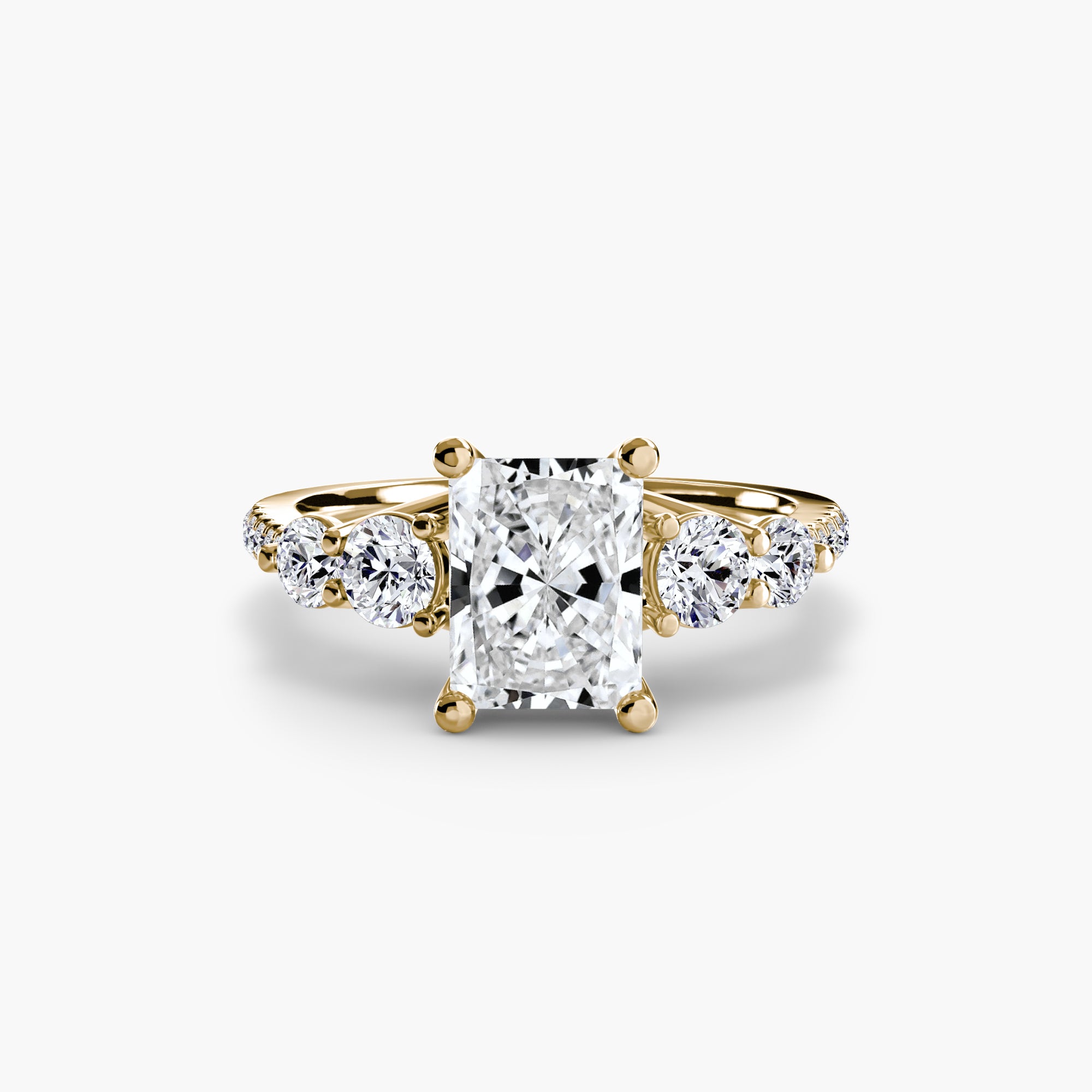 Five Stone Pavé Band