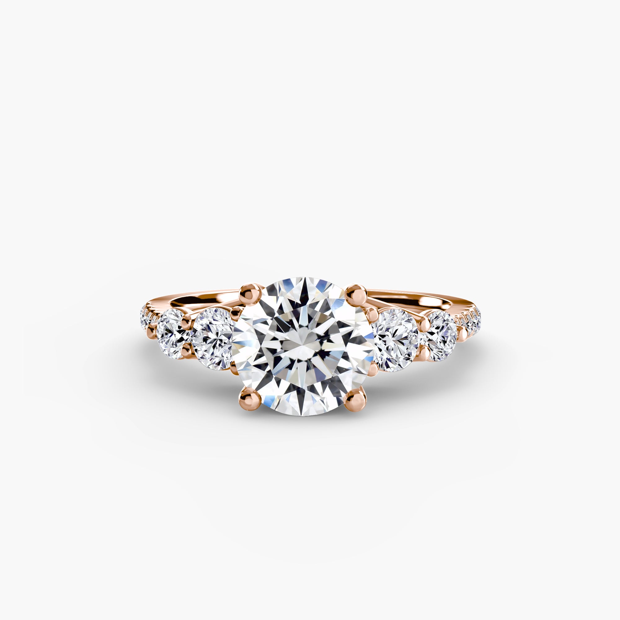 Five Stone Pavé Band
