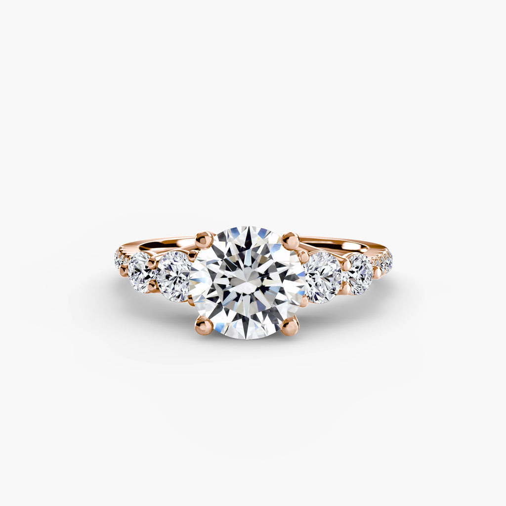 Five Stone Pavé Band