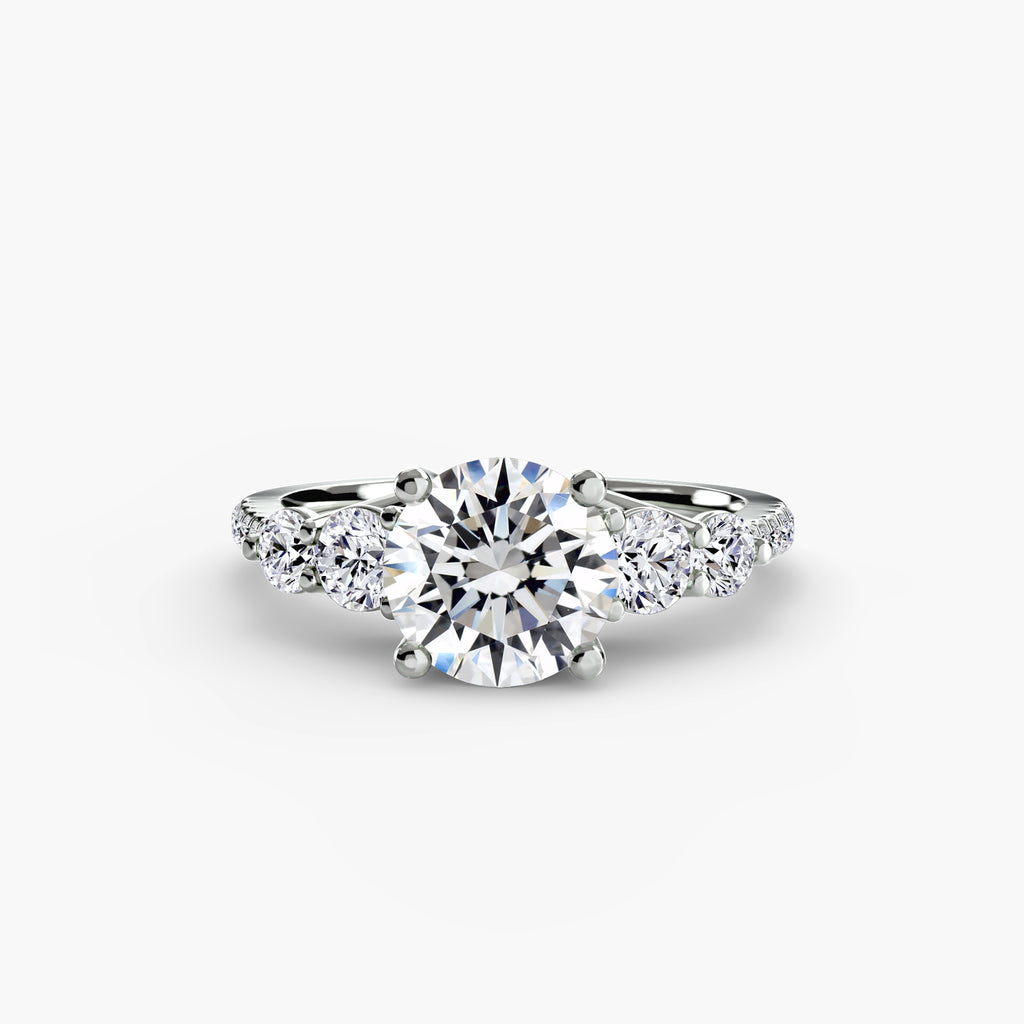 Five Stone Pavé Band