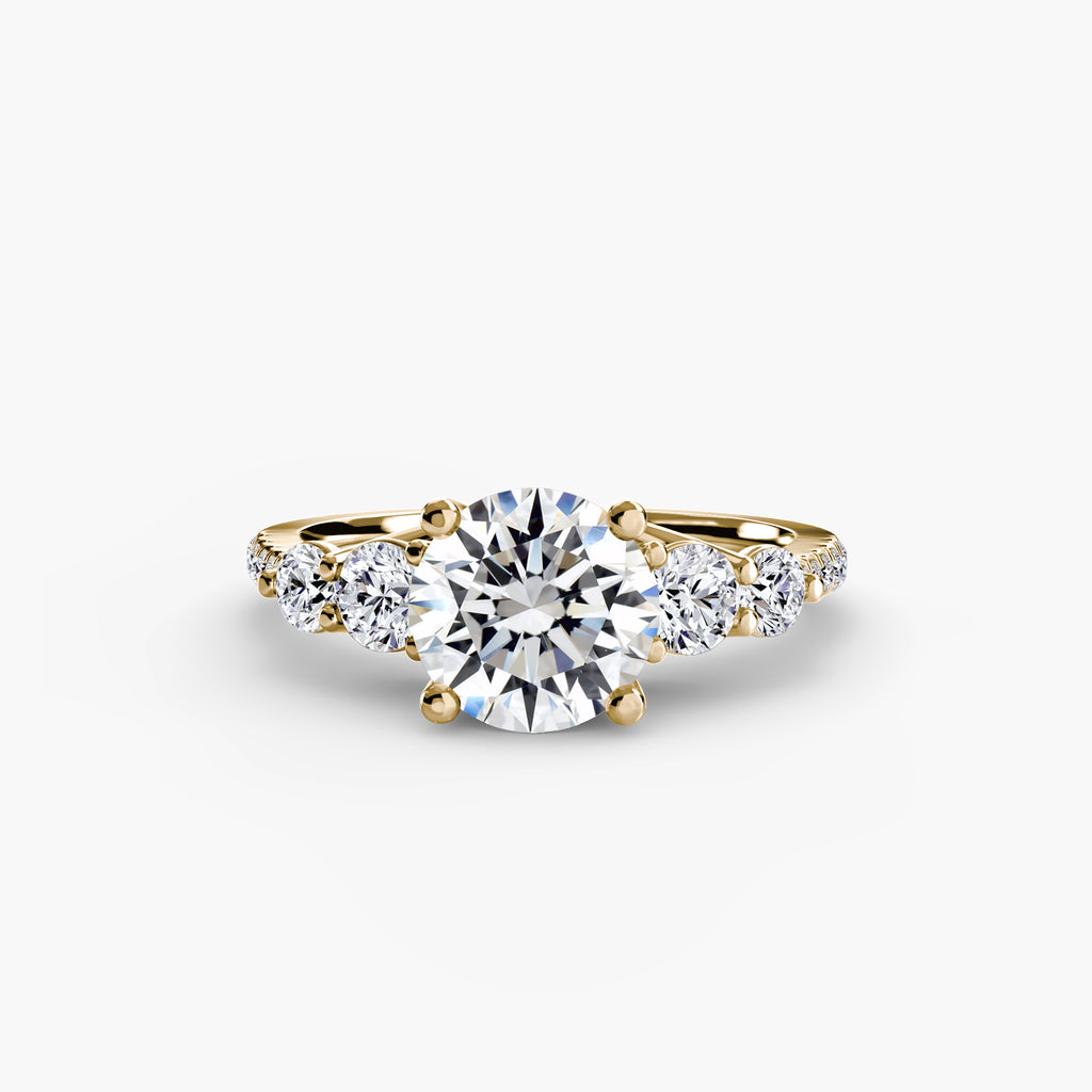Five Stone Pavé Band