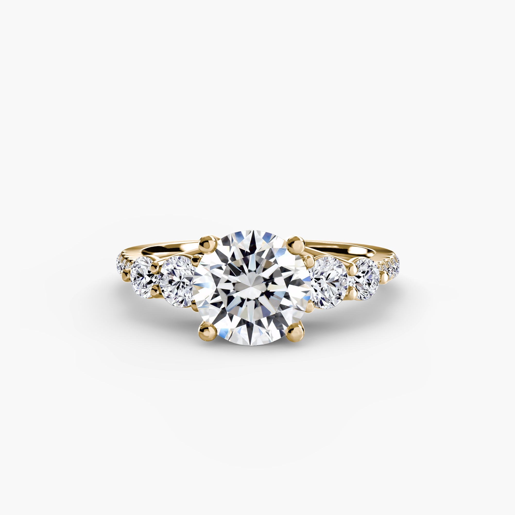 Five Stone Pavé Band