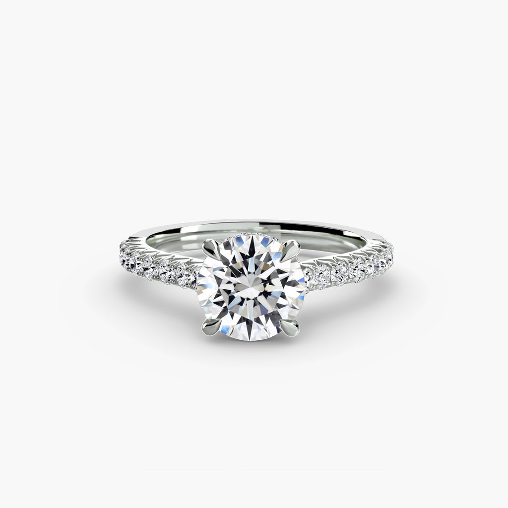 Pavé Solitaire