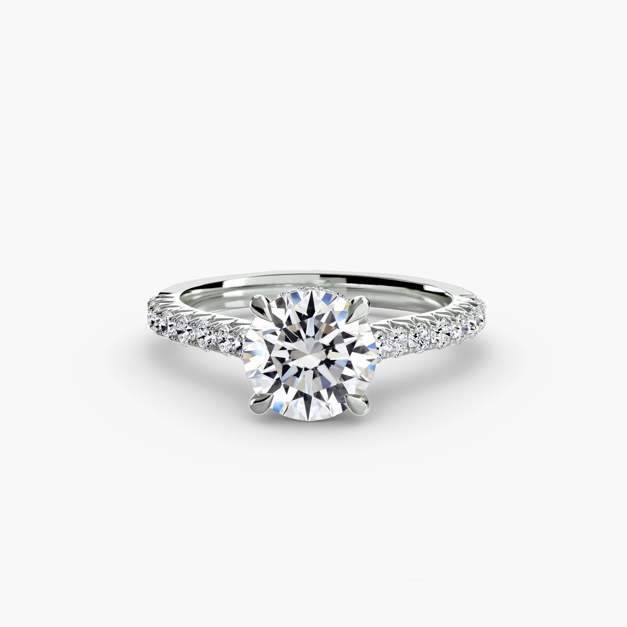 Pavé Solitaire