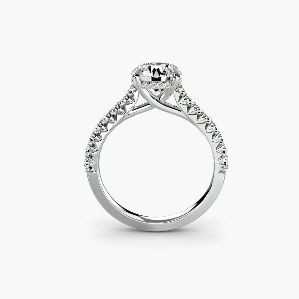 Pavé Solitaire