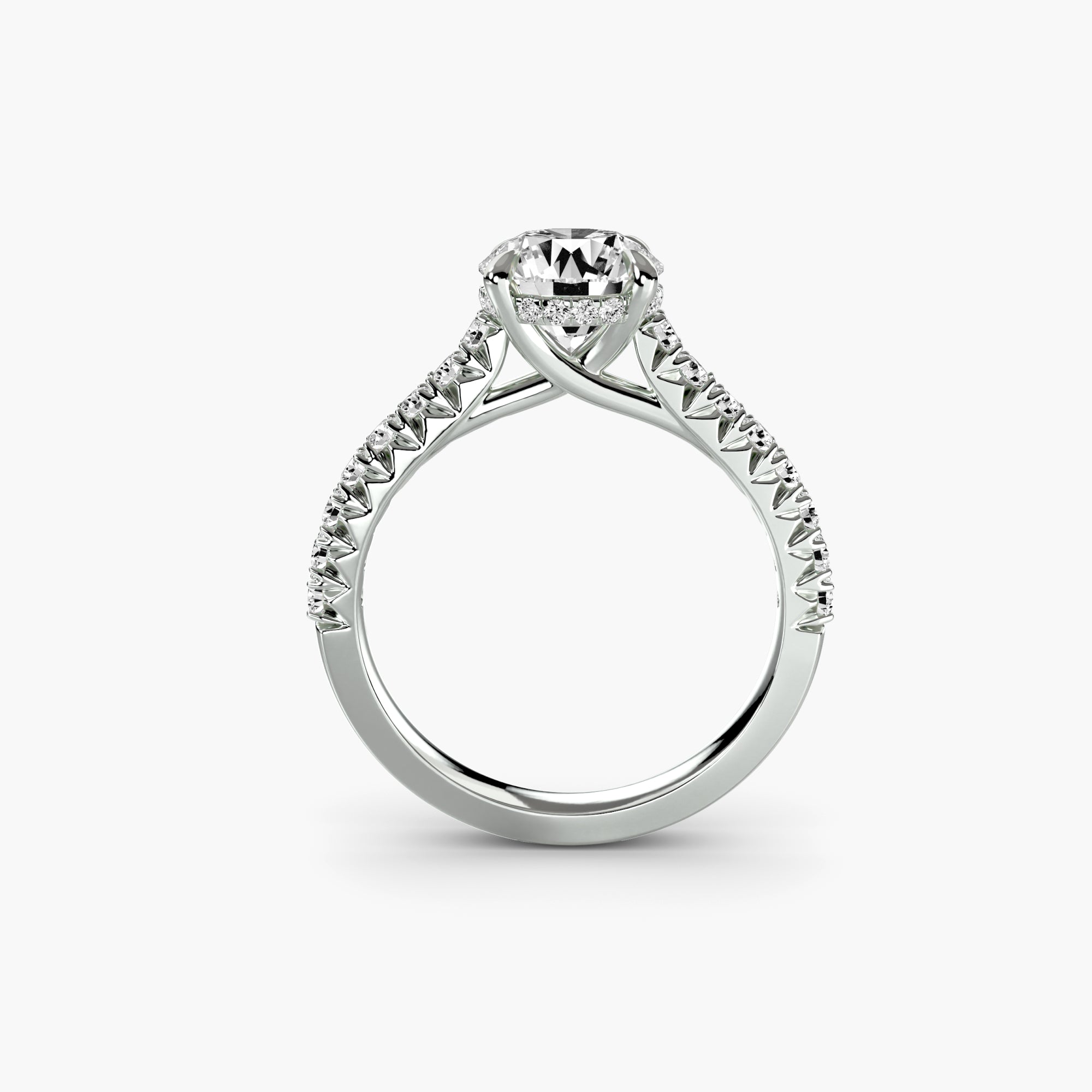 Pavé Solitaire