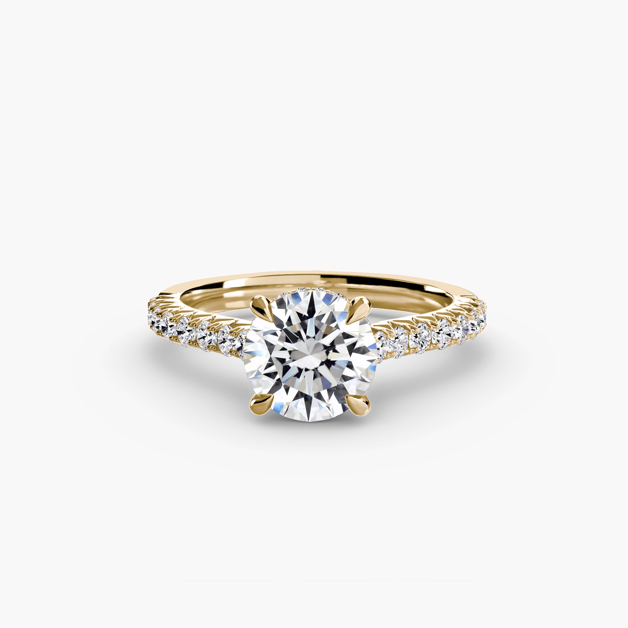 Pavé Solitaire