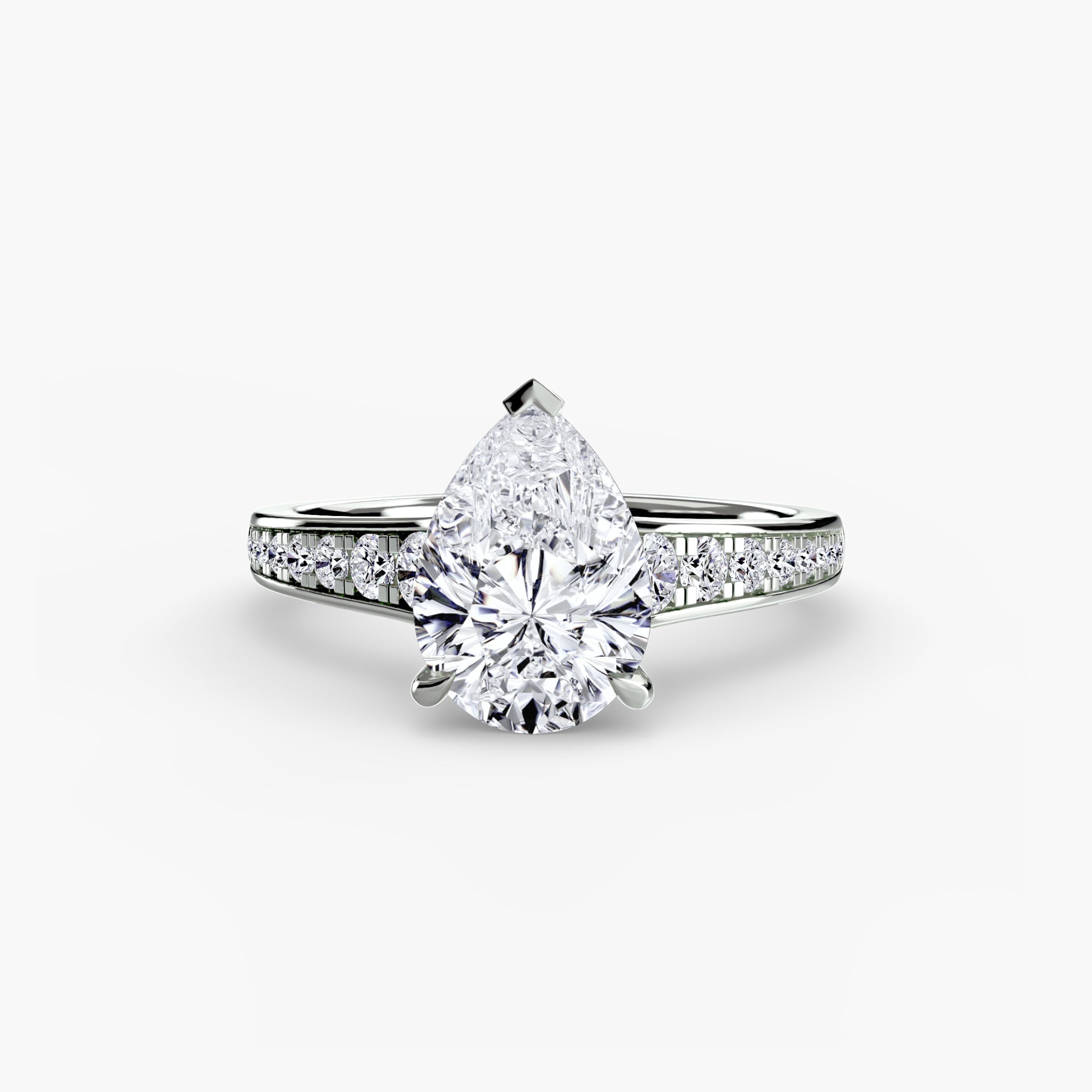 Pavé Solitaire