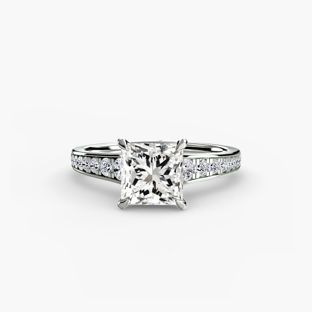 Pavé Solitaire